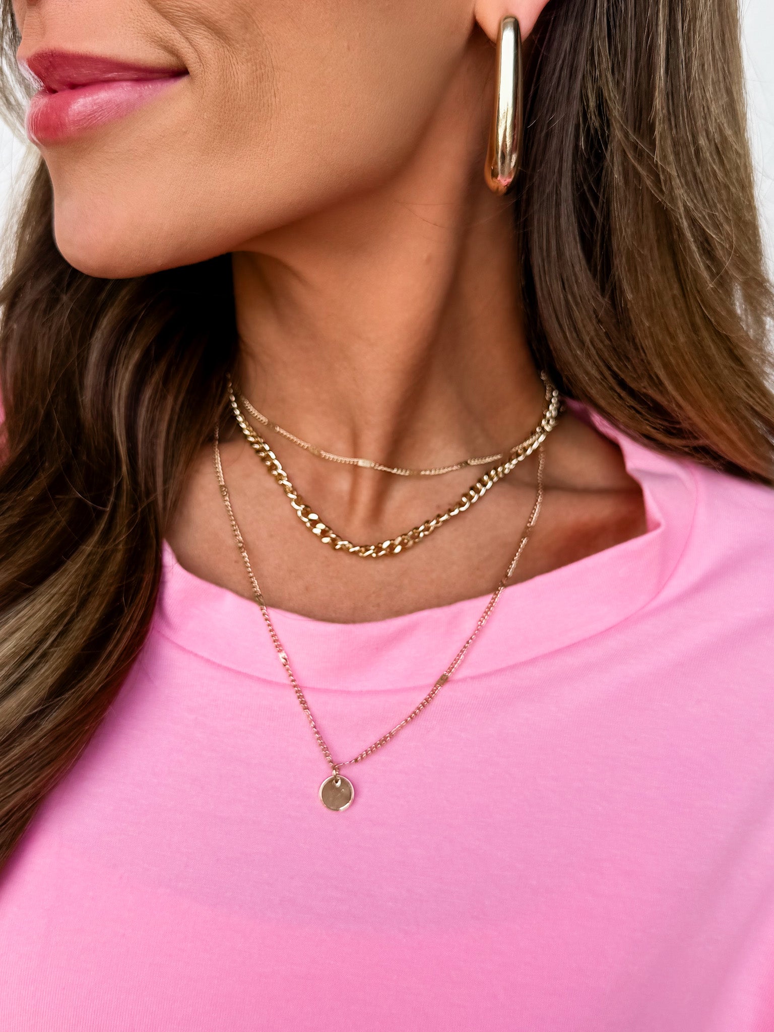 Lena Layered Coin Necklace