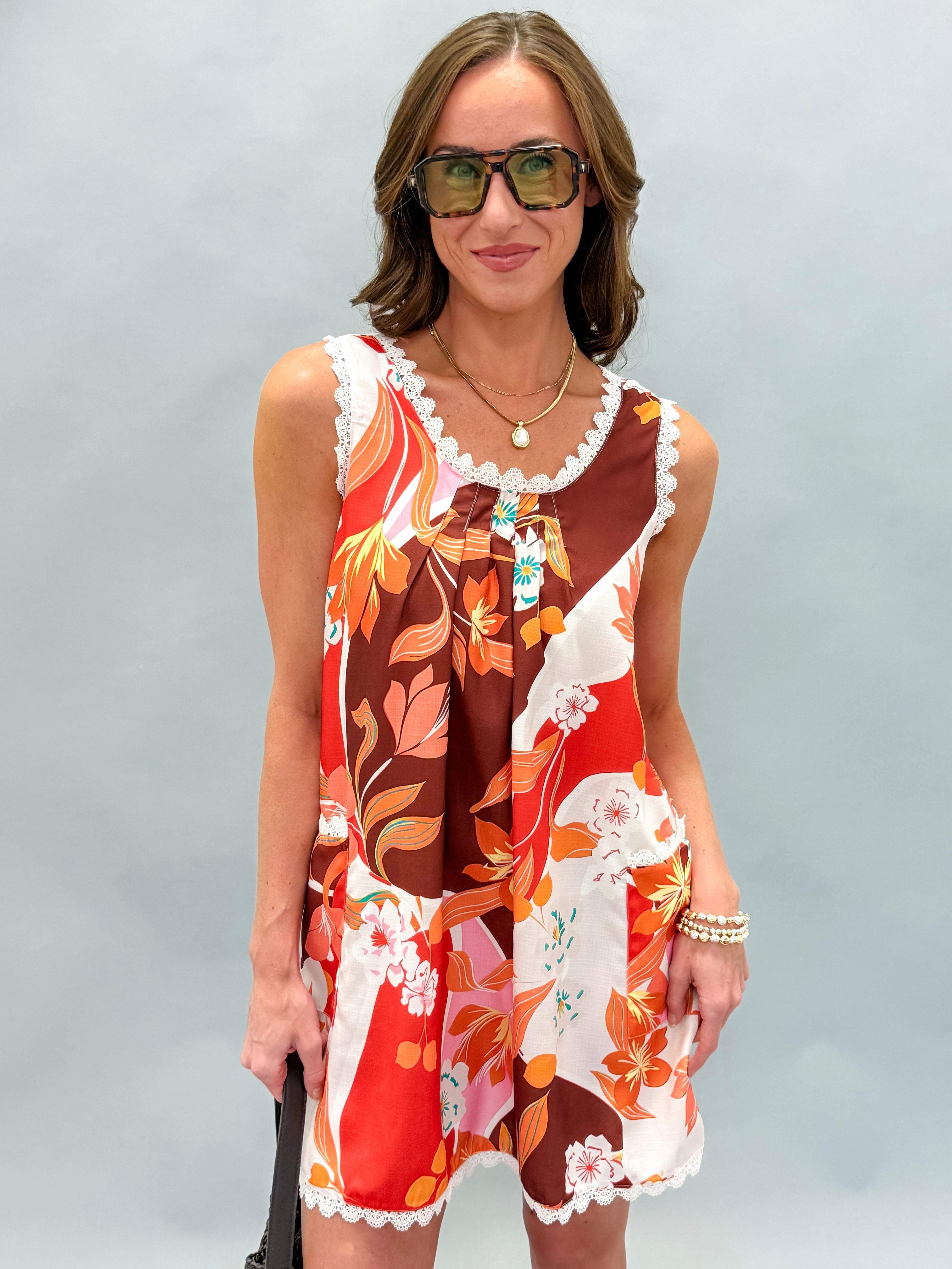 Leni Floral Mini Dress