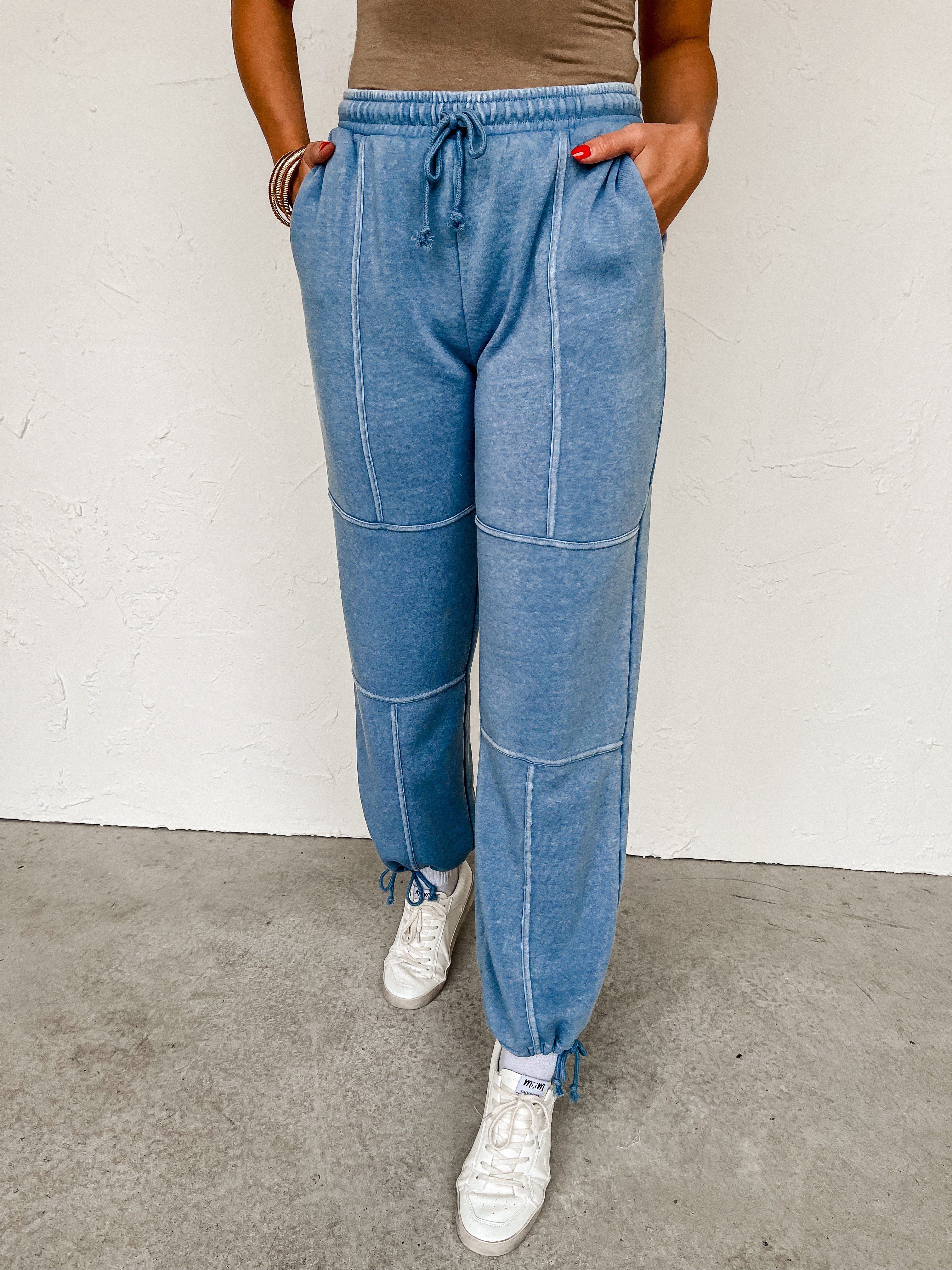 Let's Unwind High Waisted Drawstring Pants