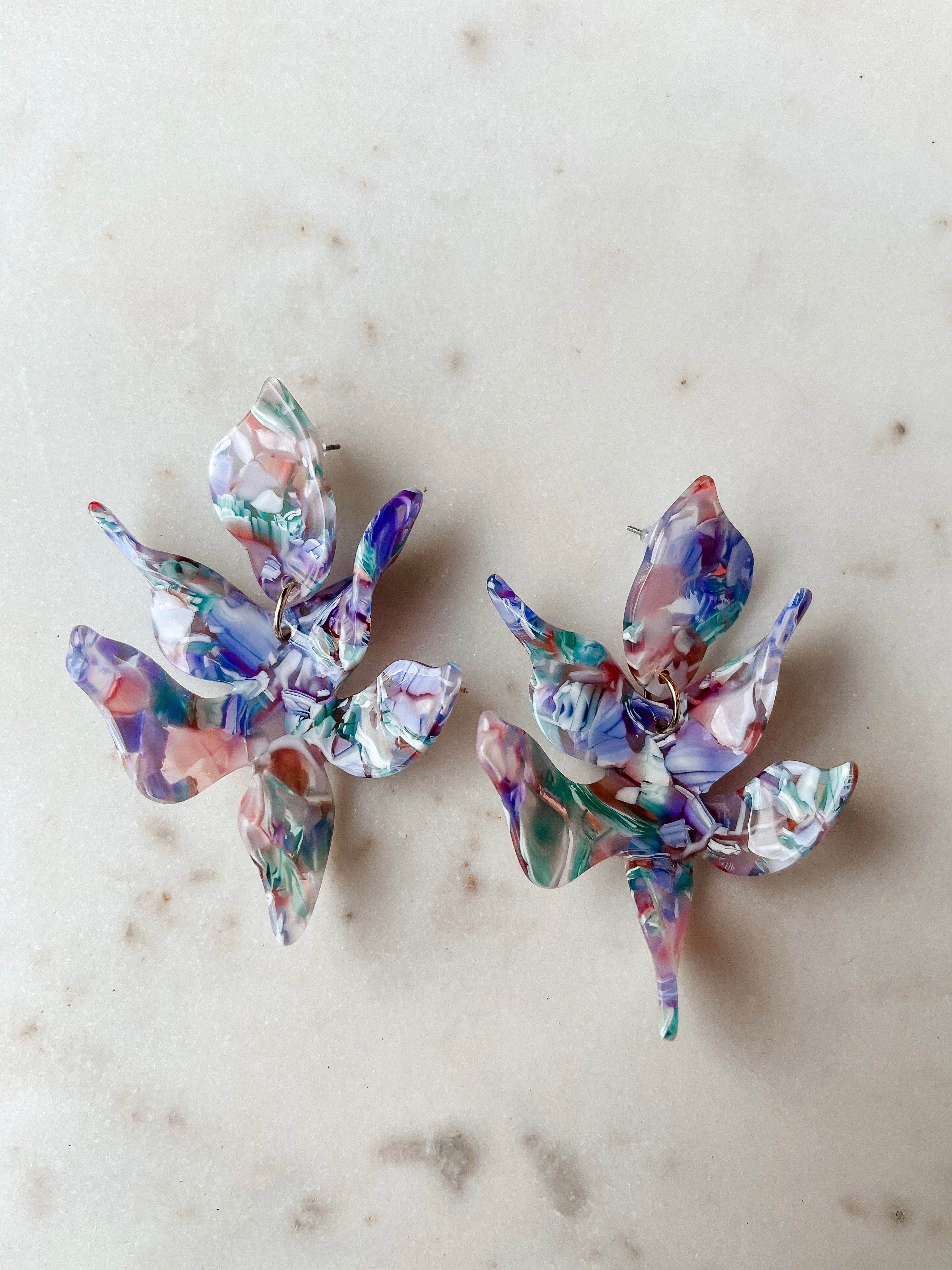 [Linny Co.] Flora-Lavender Sea Glass