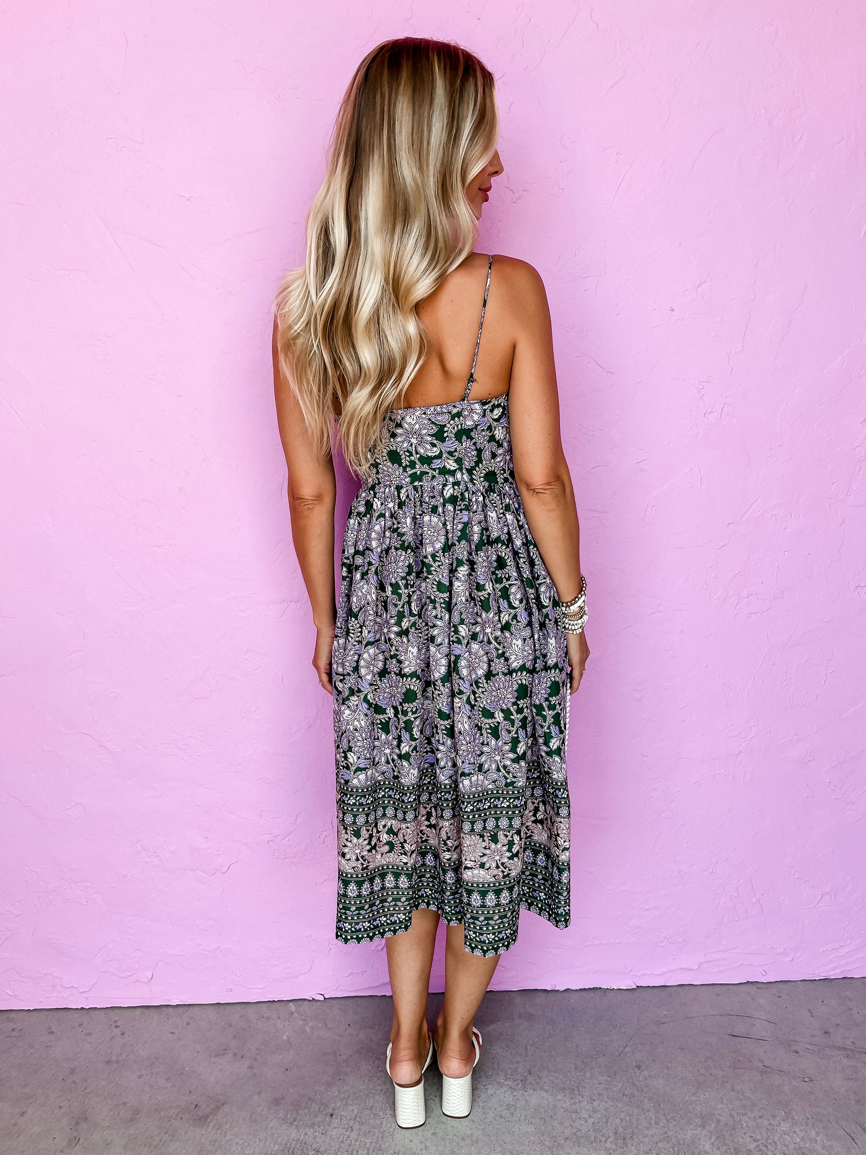 Listen Carefully Sleeveless Midi Dress