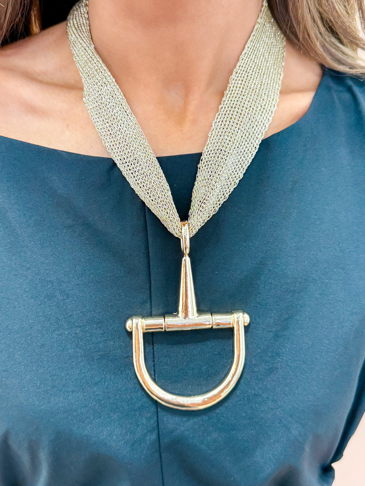 Lois Horsebit Wrap Necklace