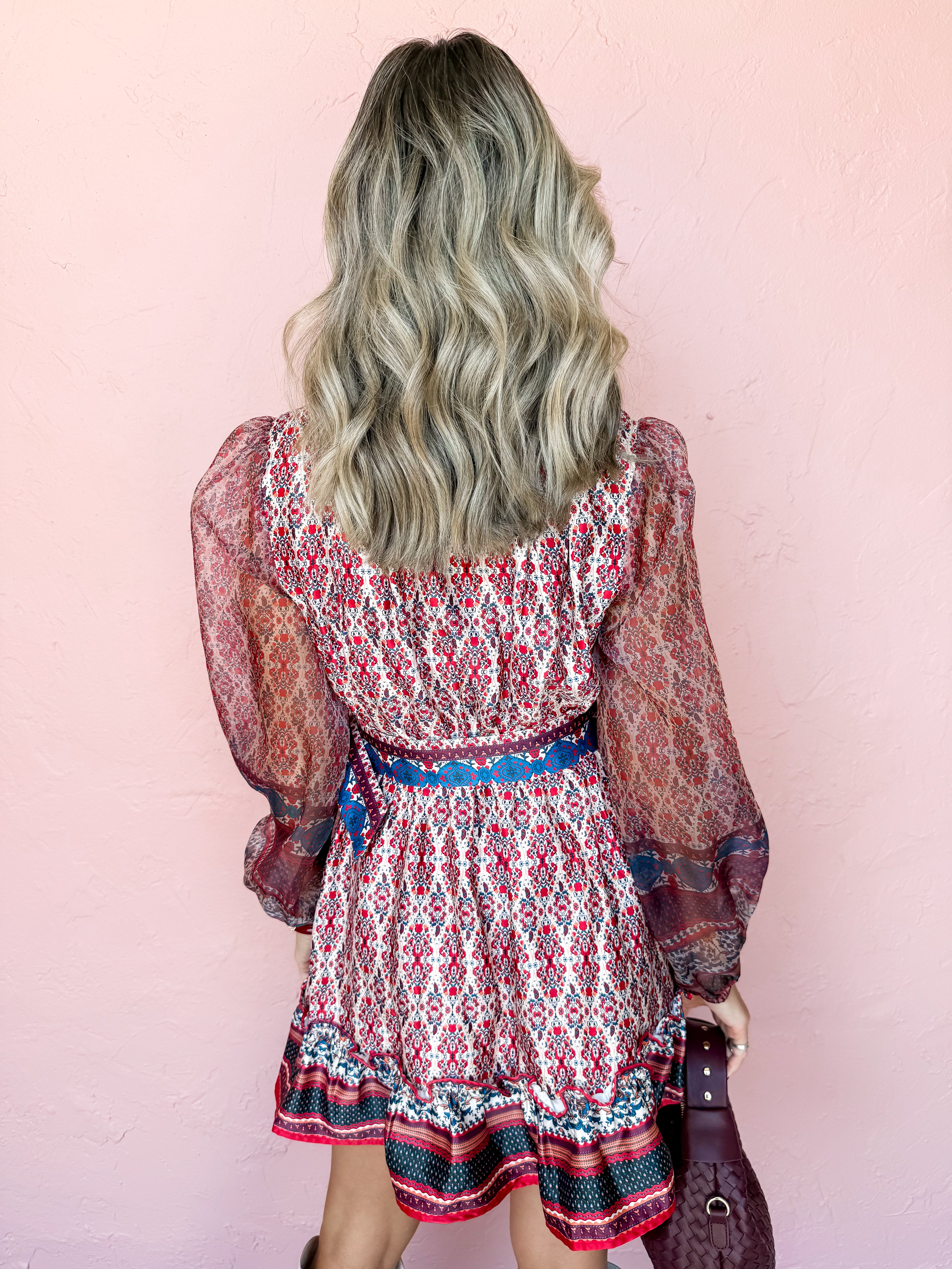 Lost Your Chance Printed Mini Dress