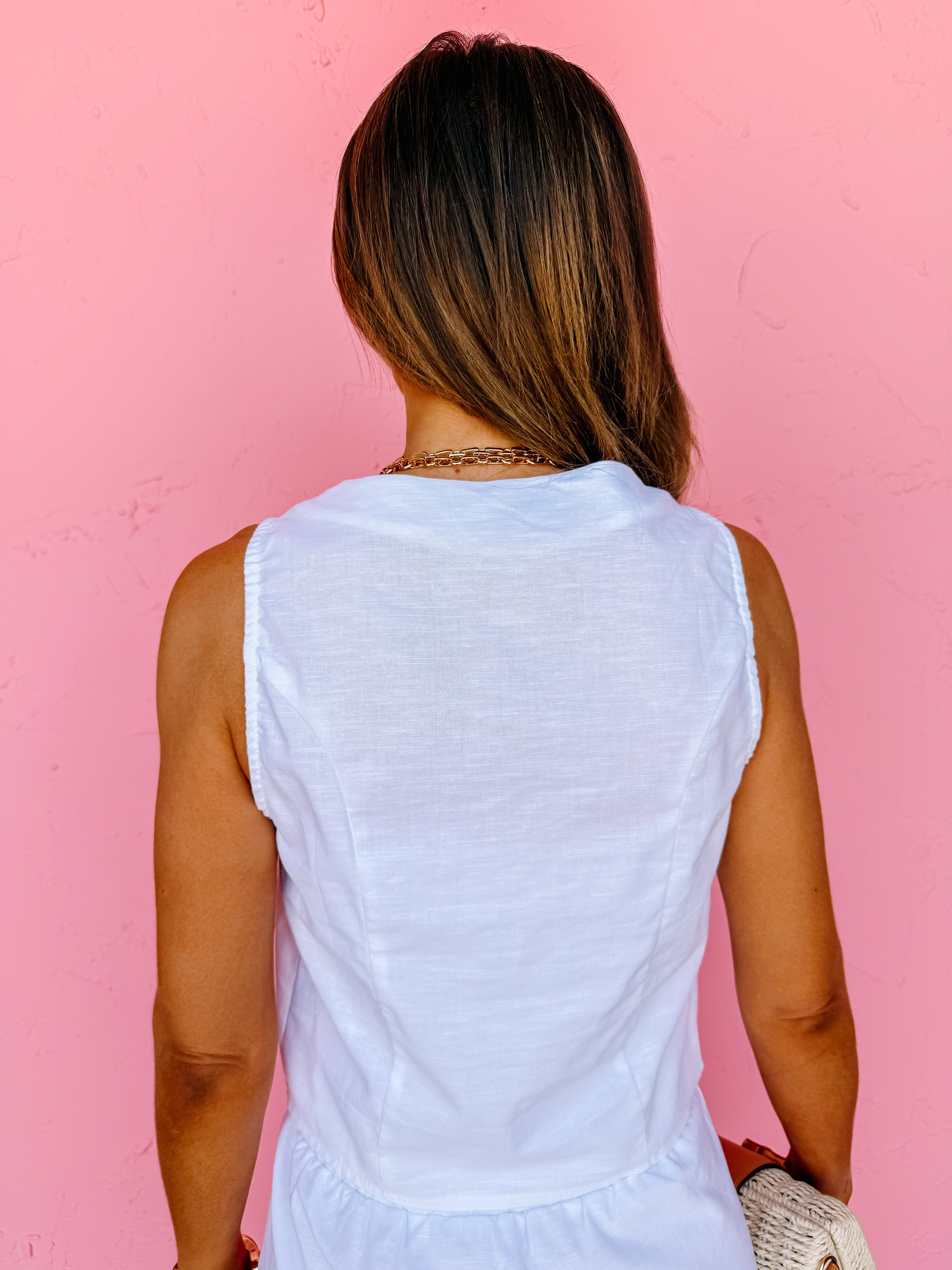 Lottie Eyelet Vest Set