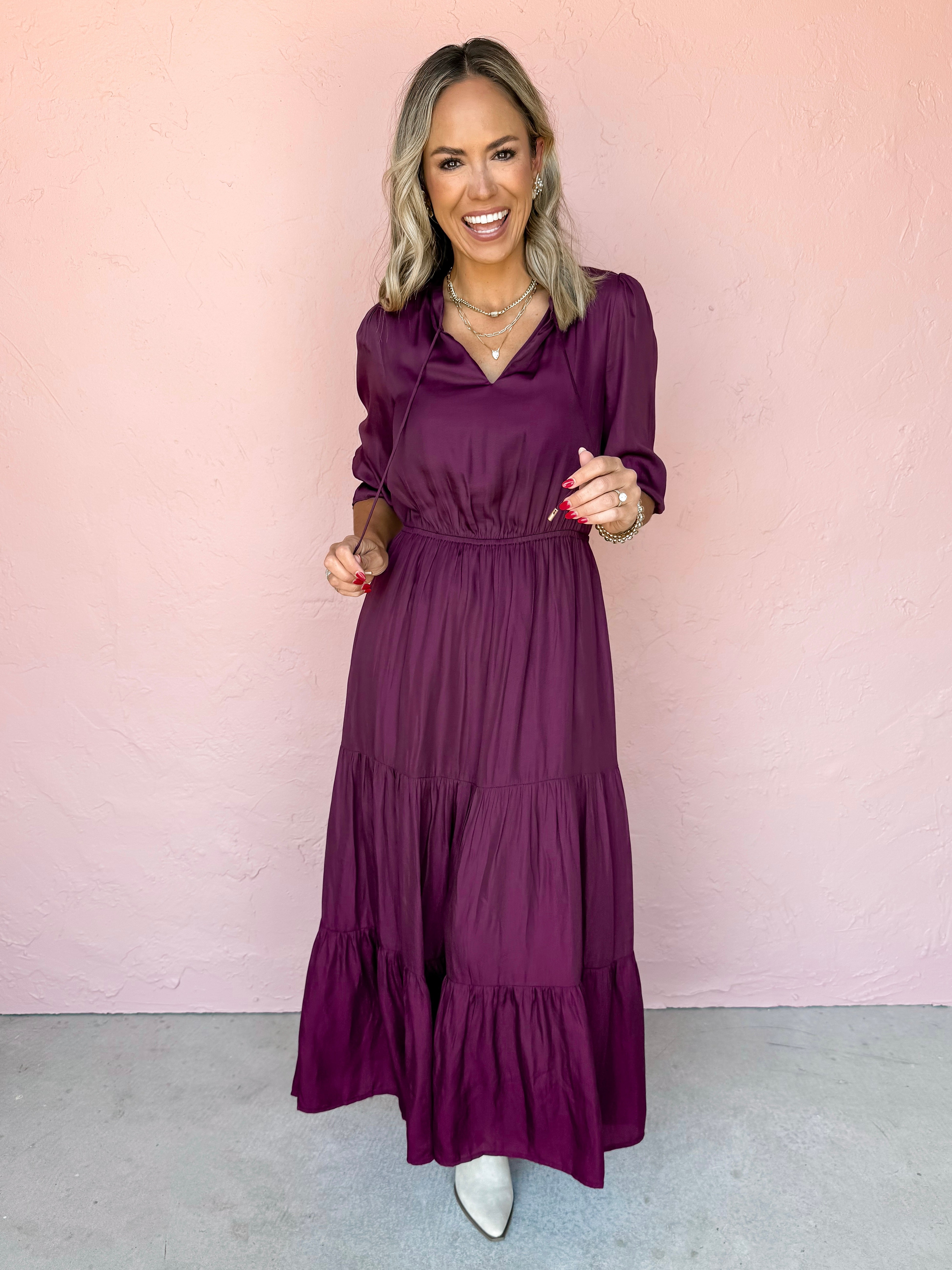 Love Found Tiered Maxi Dress