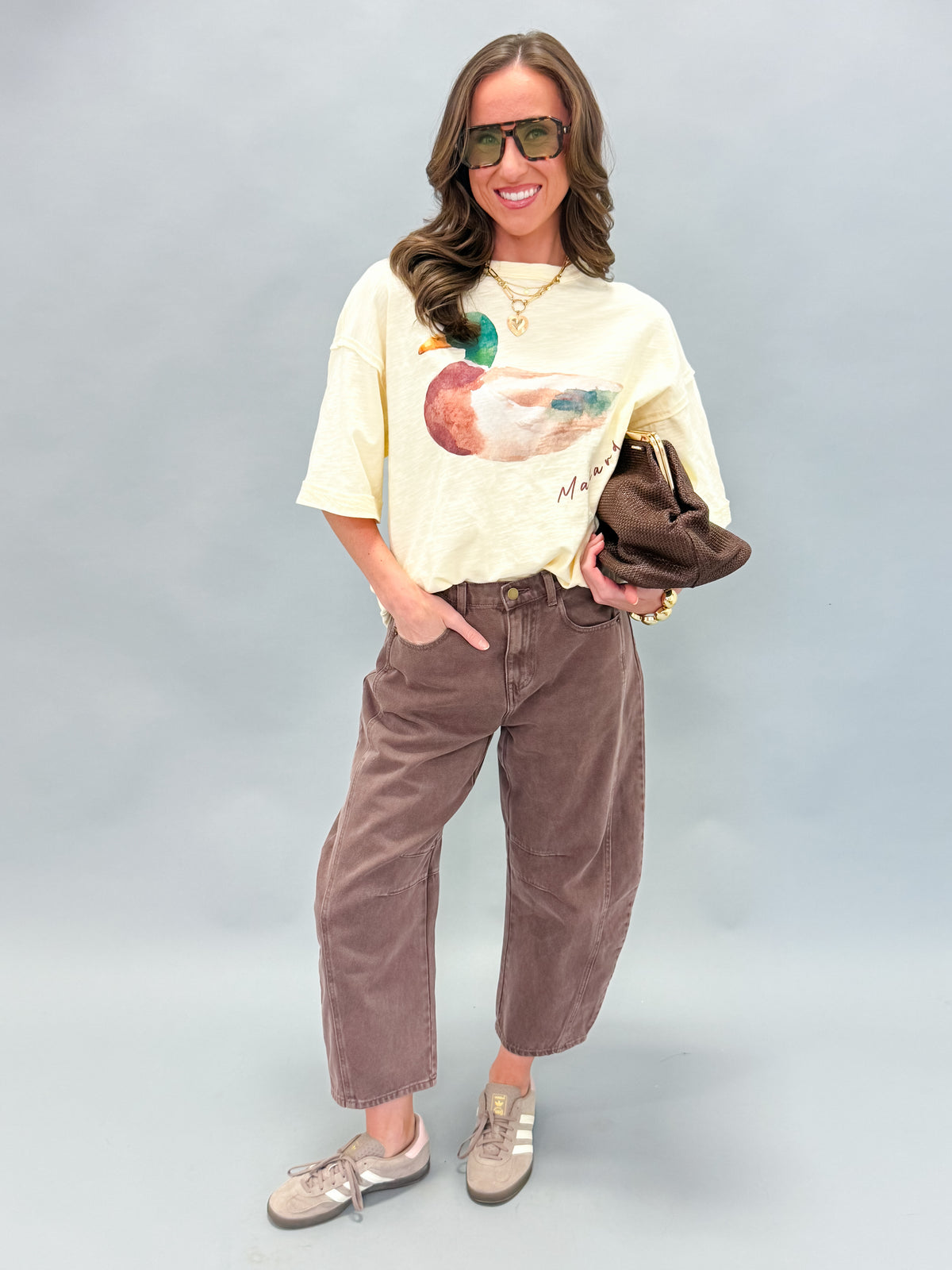 Maeve Mallard Duck Oversized Tee