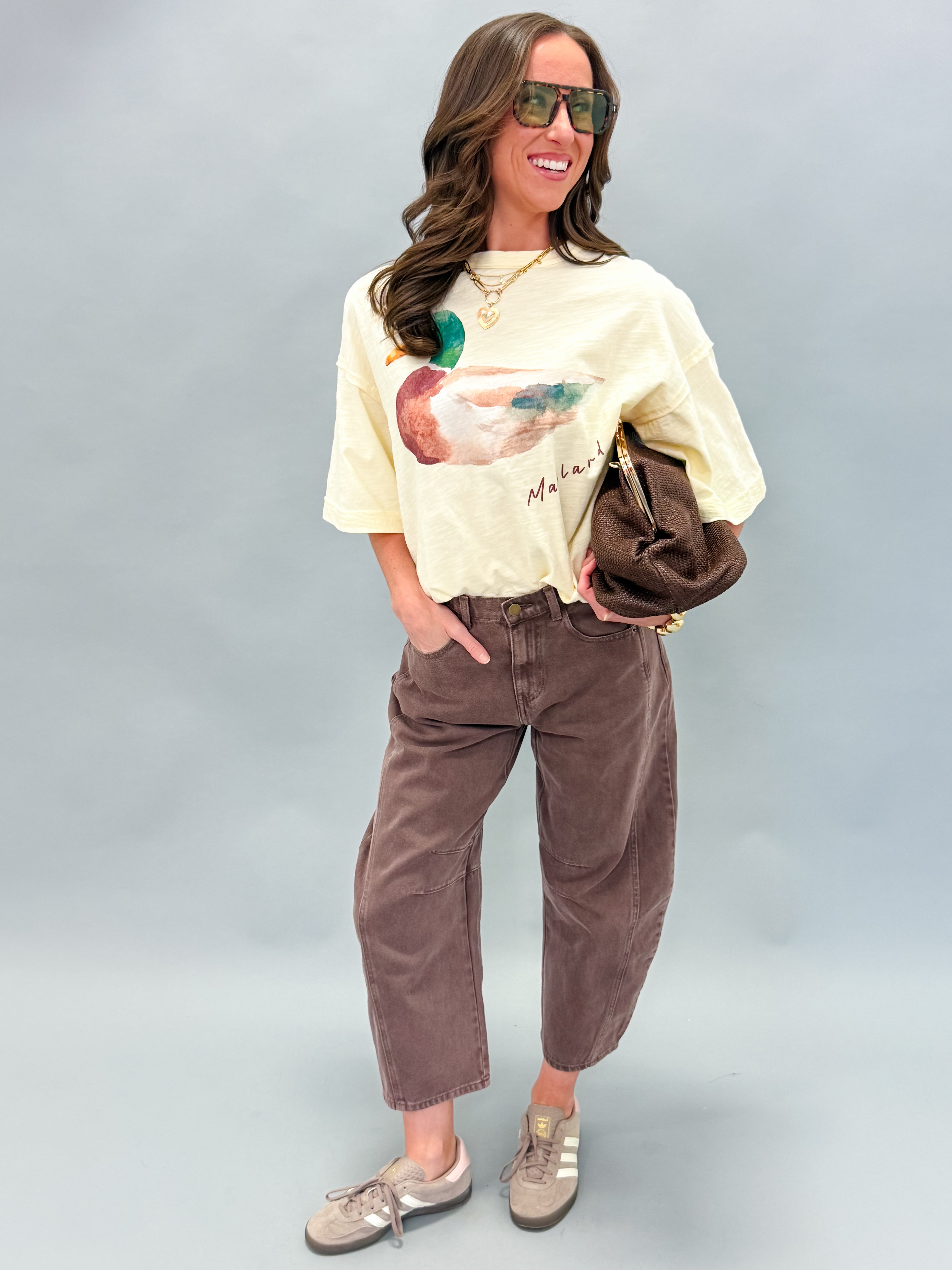 Maeve Mallard Duck Oversized Tee