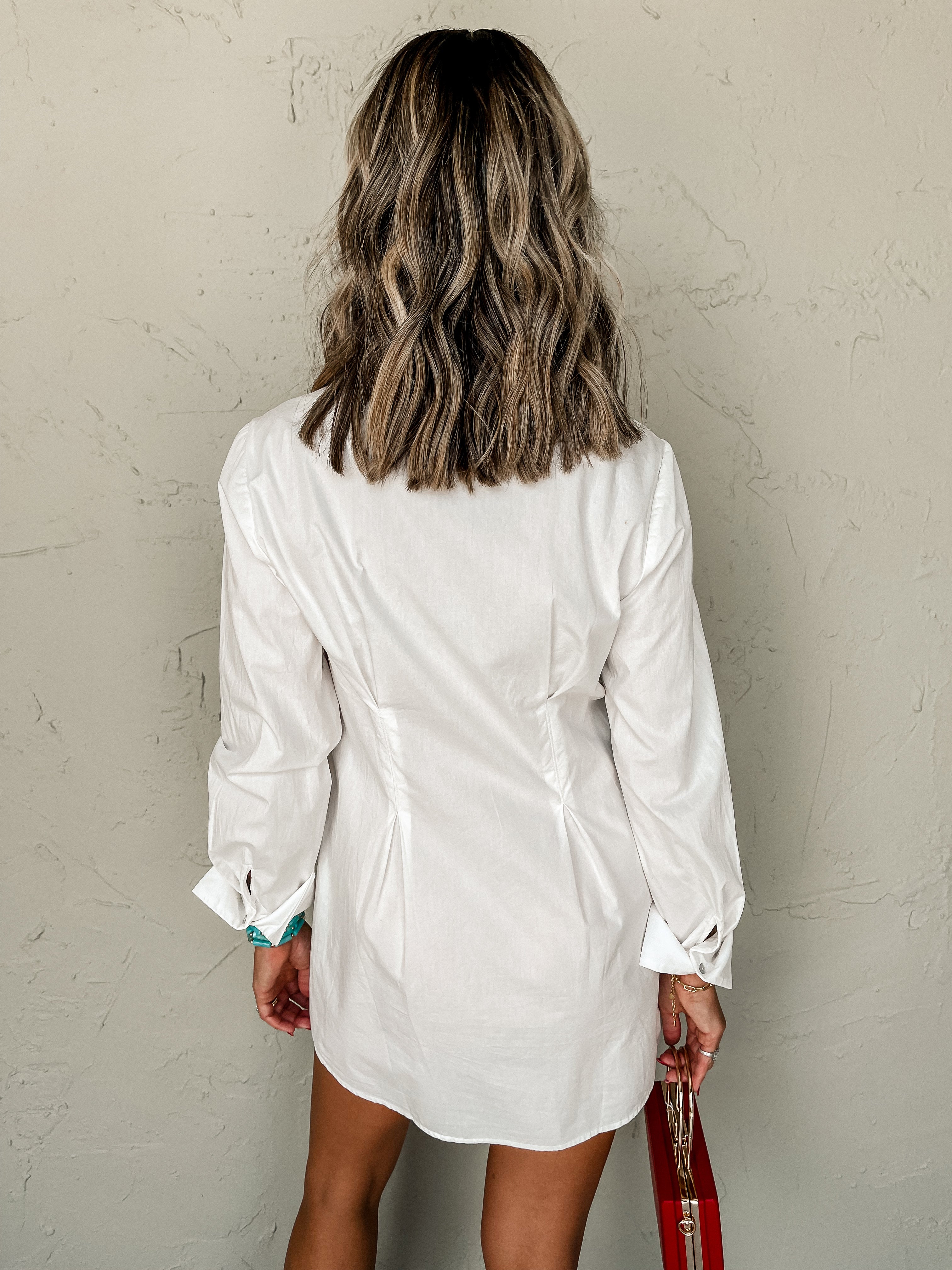 Making New Rules Poplin Shirt Dress