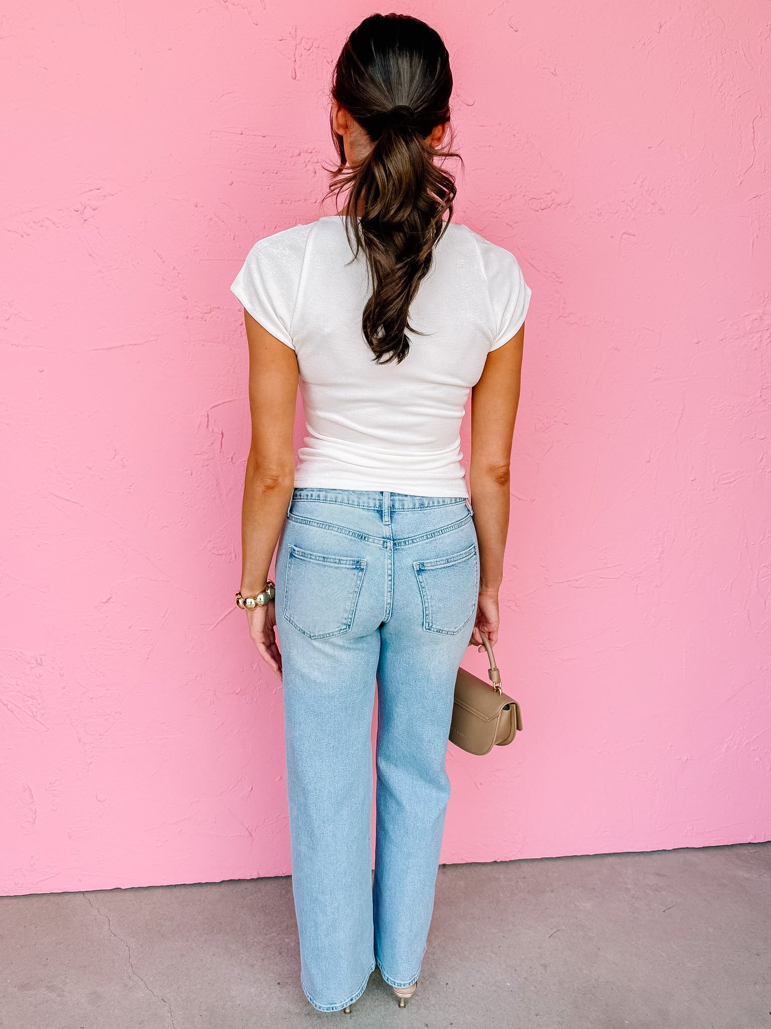 Marilee Cap Sleeve Twist Top-Ivory