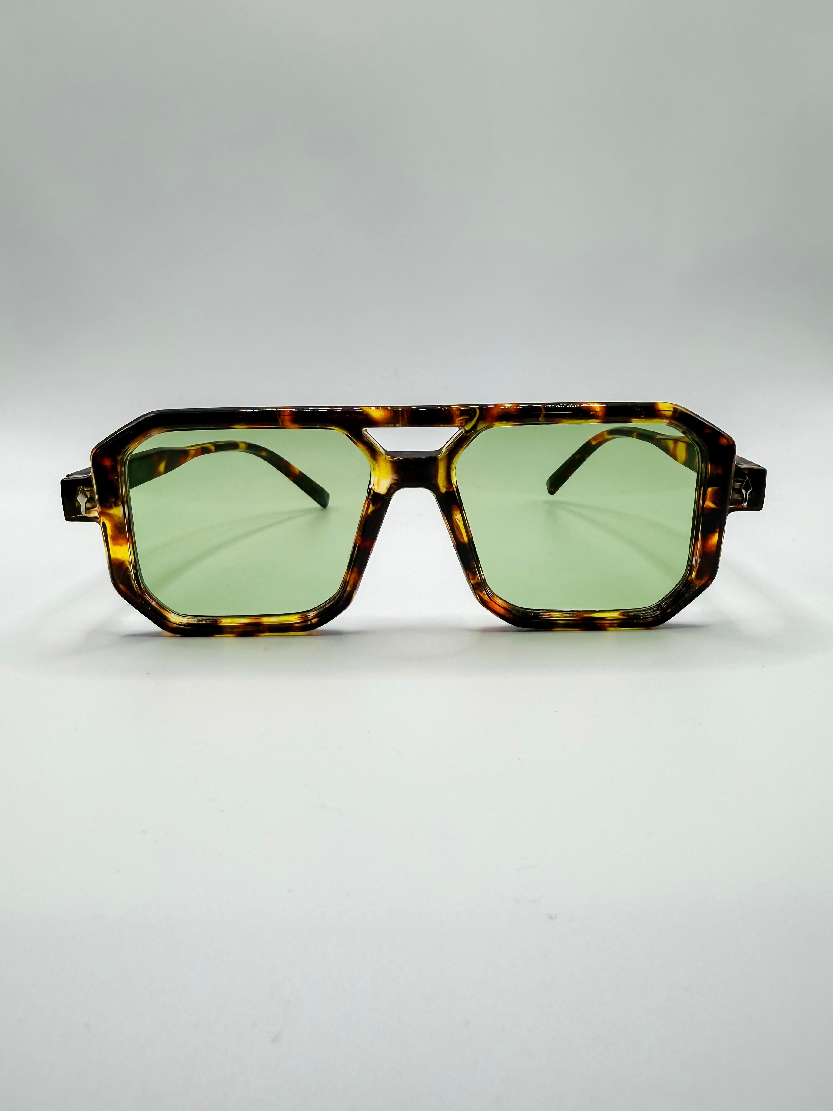 Marina Tortoiseshell Square Sunglasses