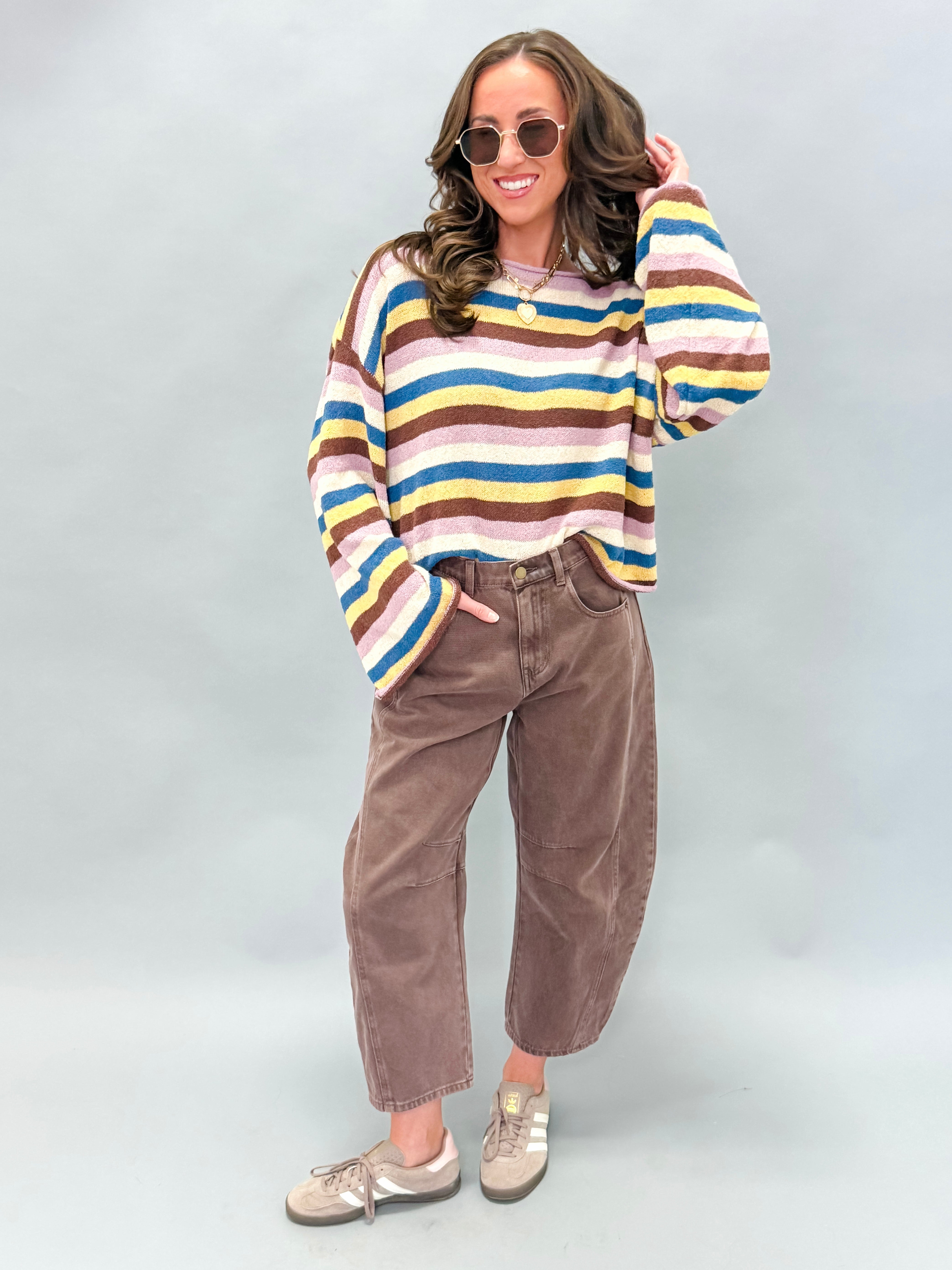 Marlowe Striped Sweater