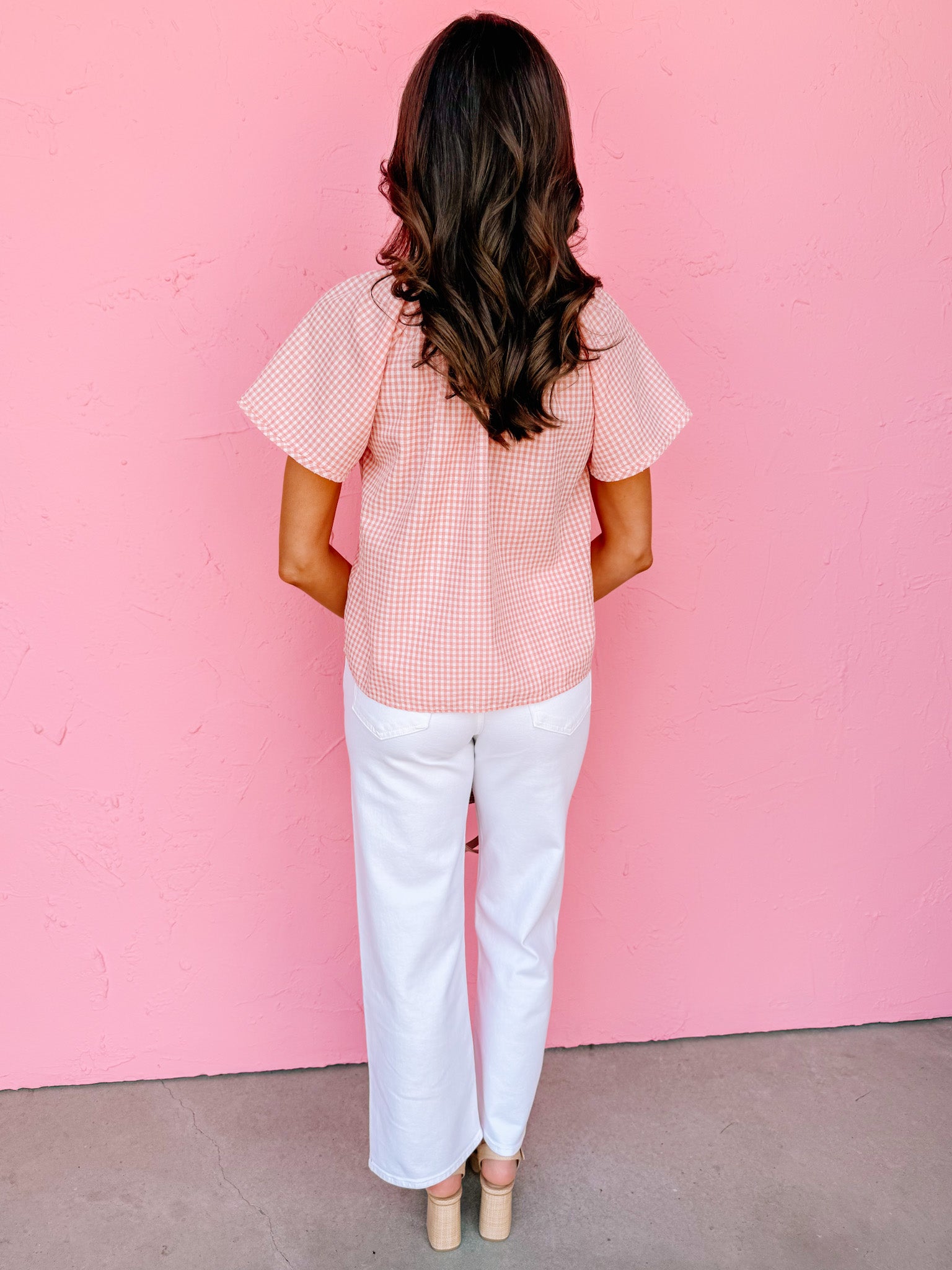 Matilda Gingham Top