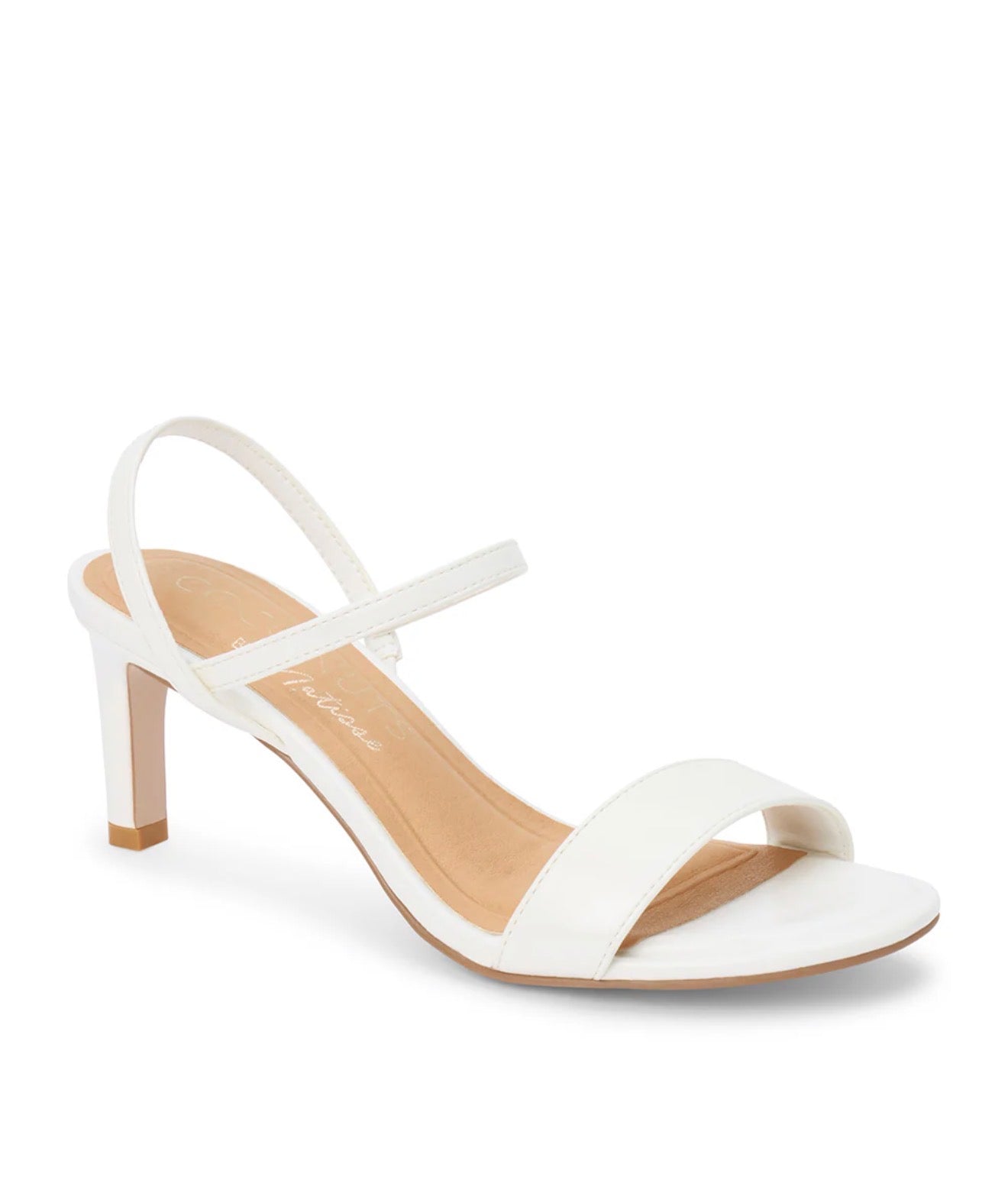 [Matisse] Trinity Heeled Sandal-White