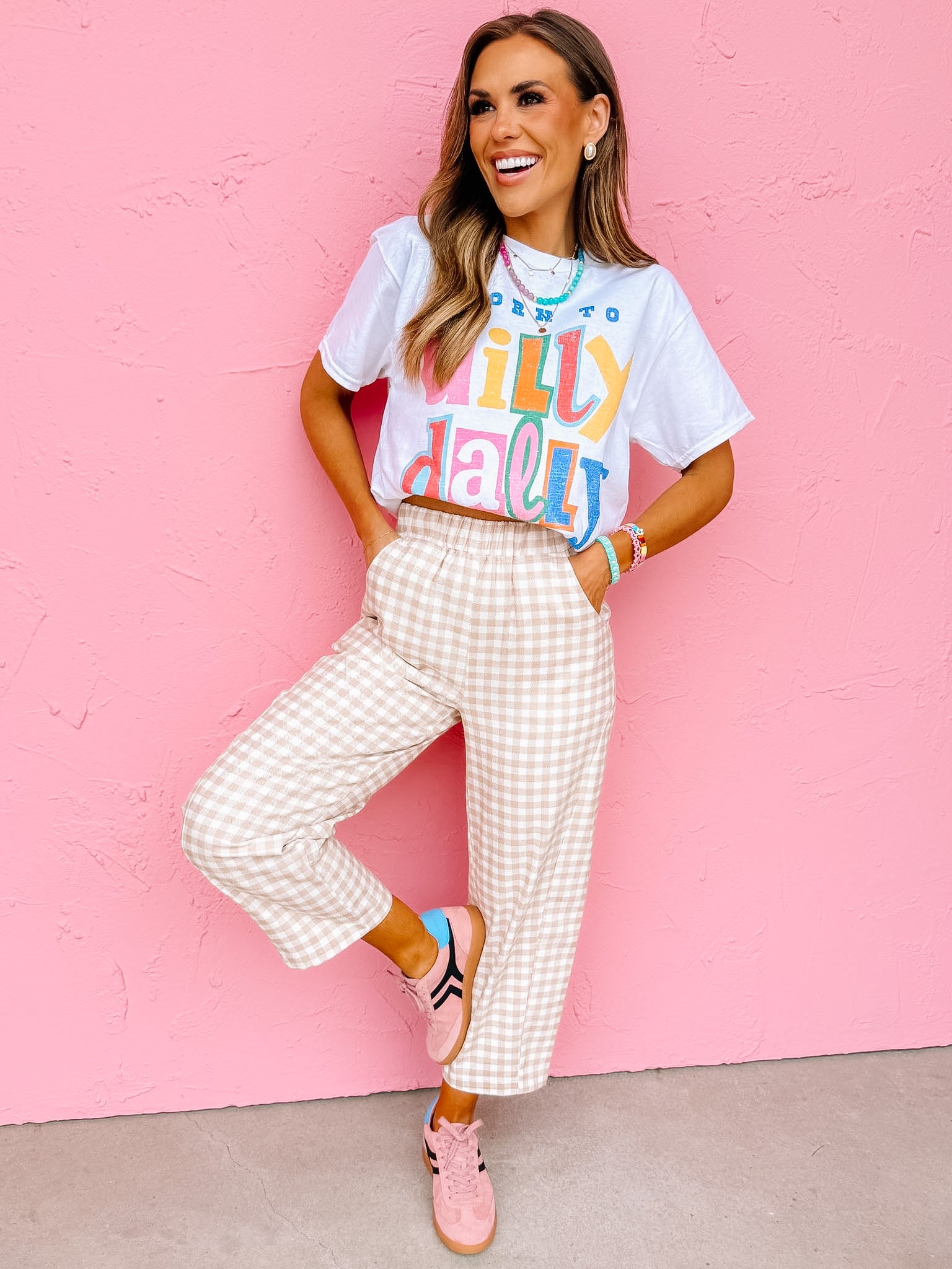 Mattie Gingham Pants