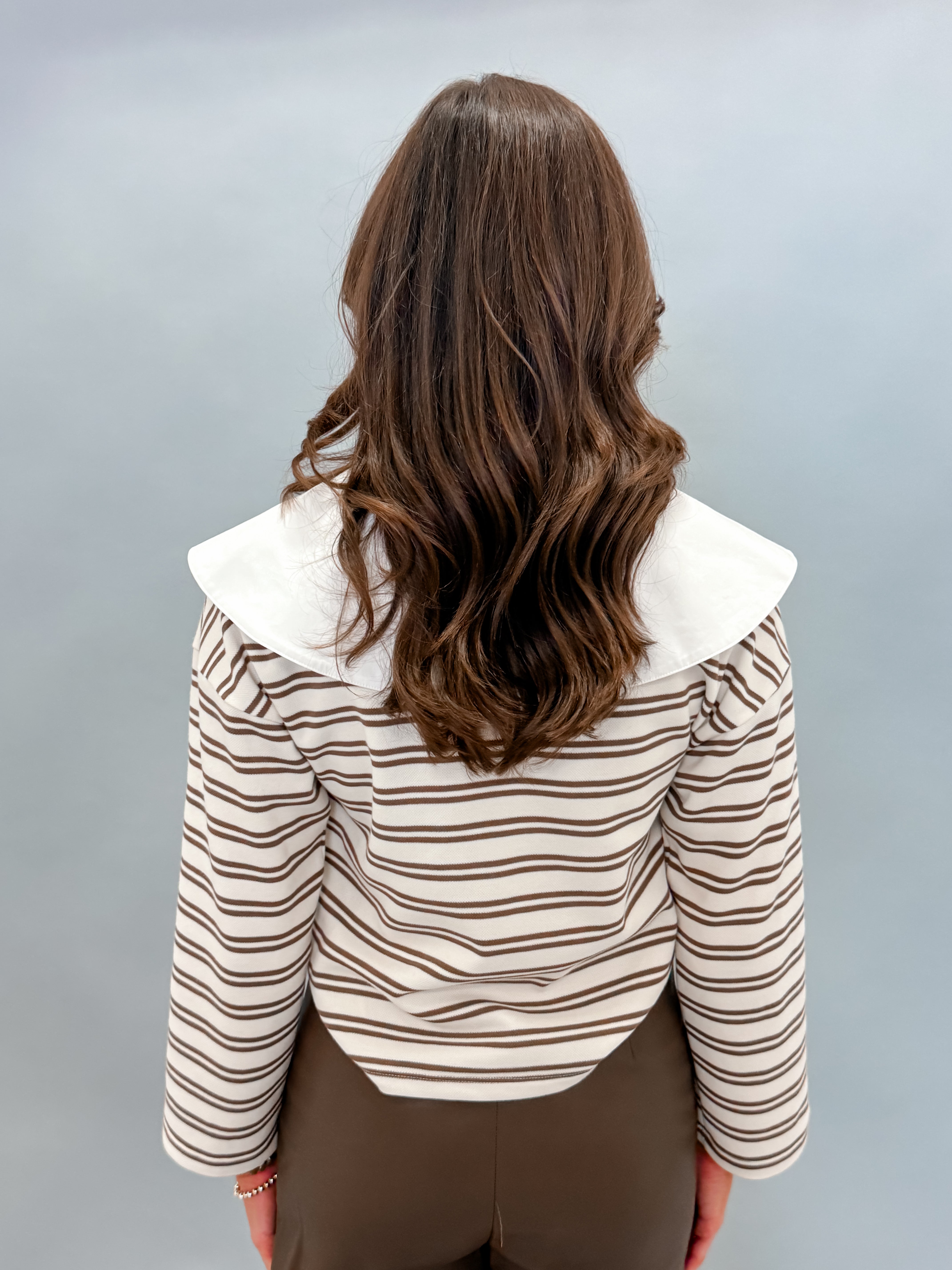 Maya Oversized Collared Polo Shirt