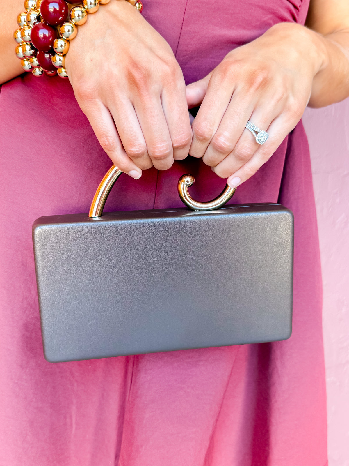 [Melie Bianco] Raya Espresso Vegan Leather Crossbody Bag