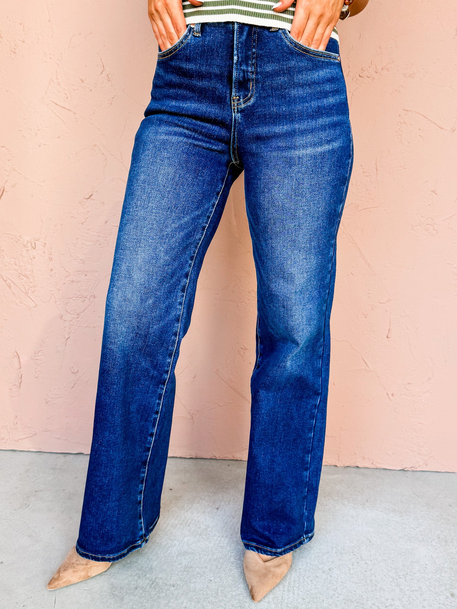 Memphis High Rise Wide Leg Jeans
