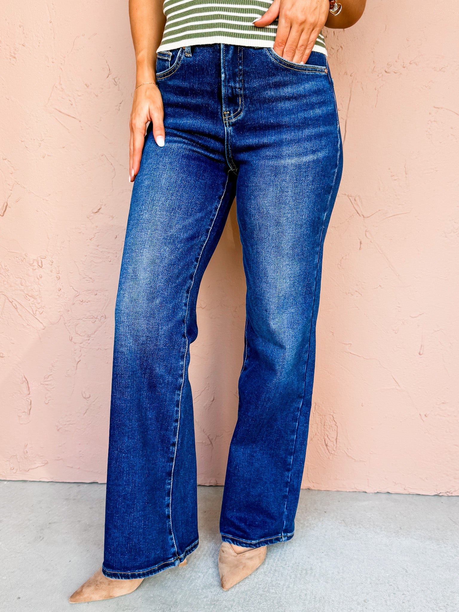 Memphis High Rise Wide Leg Jeans