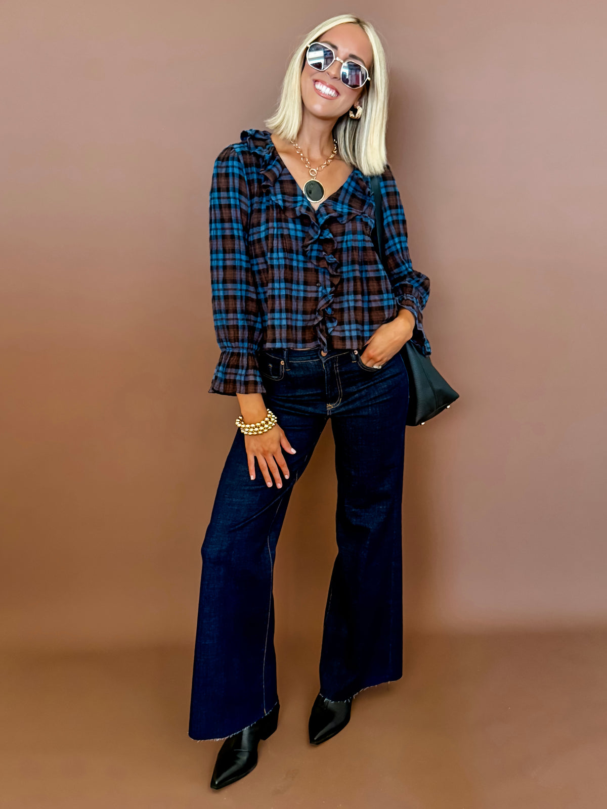 [Dear John] Fiona High Rise Wide Leg Jeans-Anchor