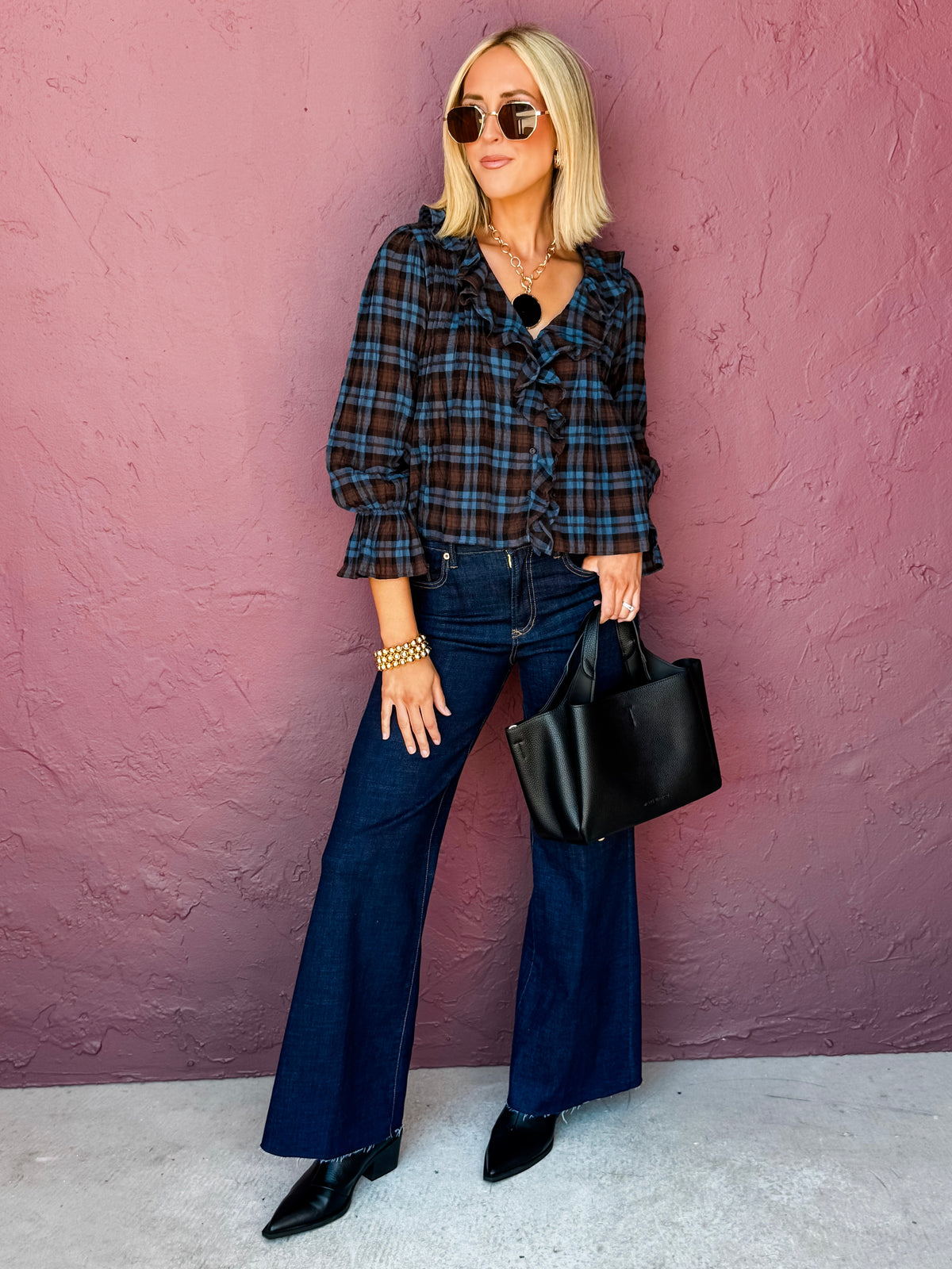[Dear John] Fiona High Rise Wide Leg Jeans-Anchor