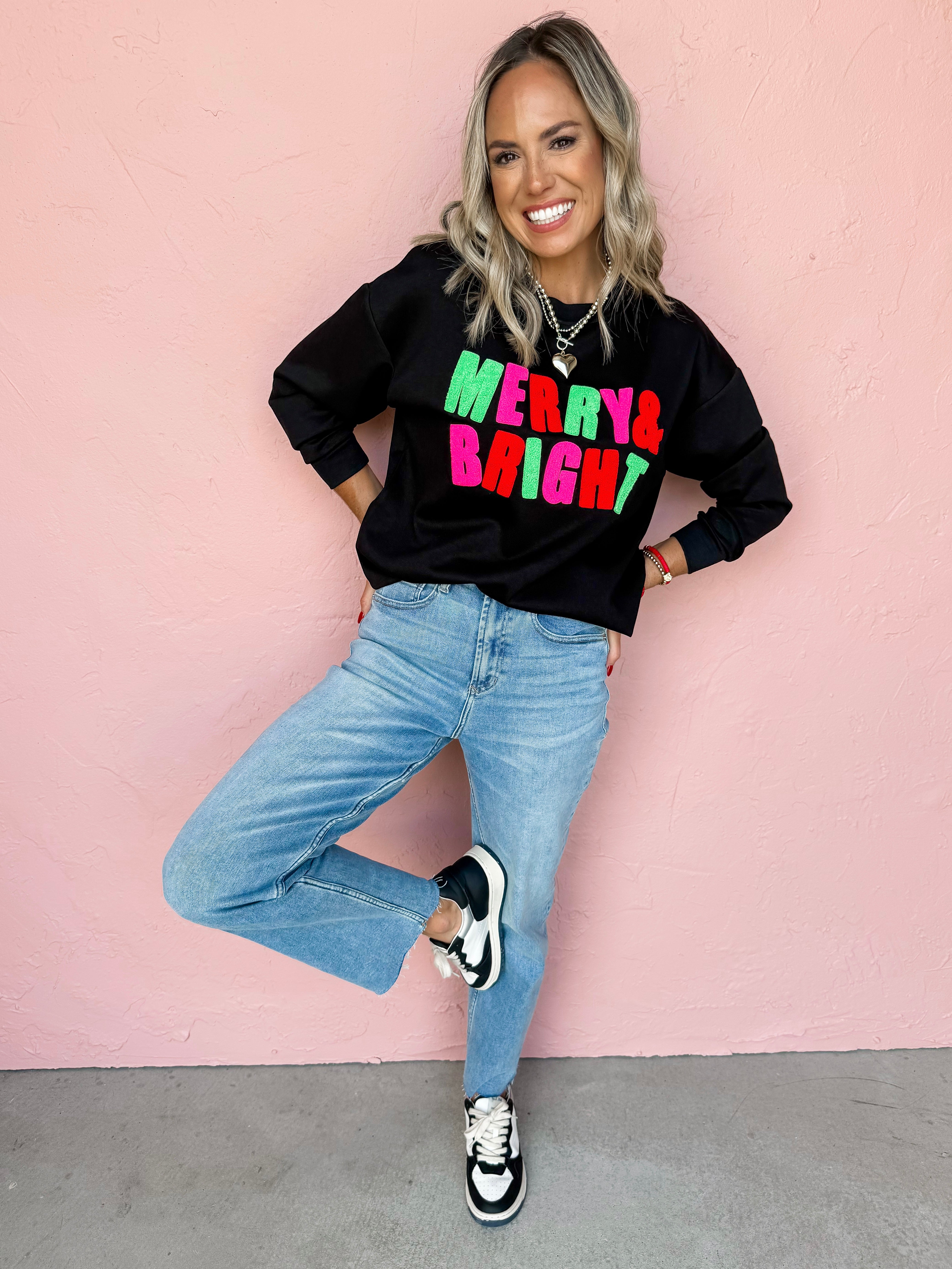 Merry & Bright Holiday Sweatshirt