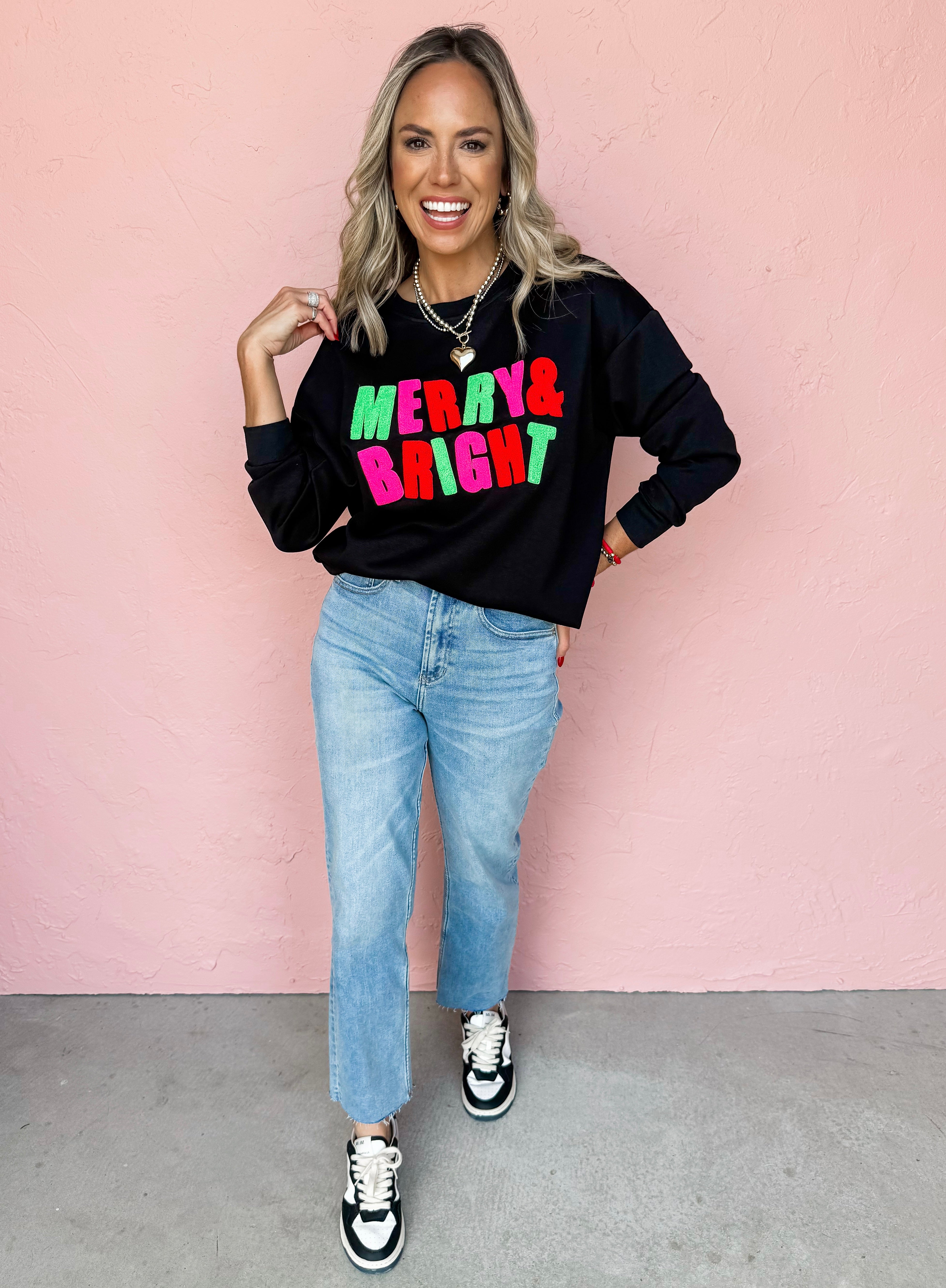 Merry & Bright Holiday Sweatshirt