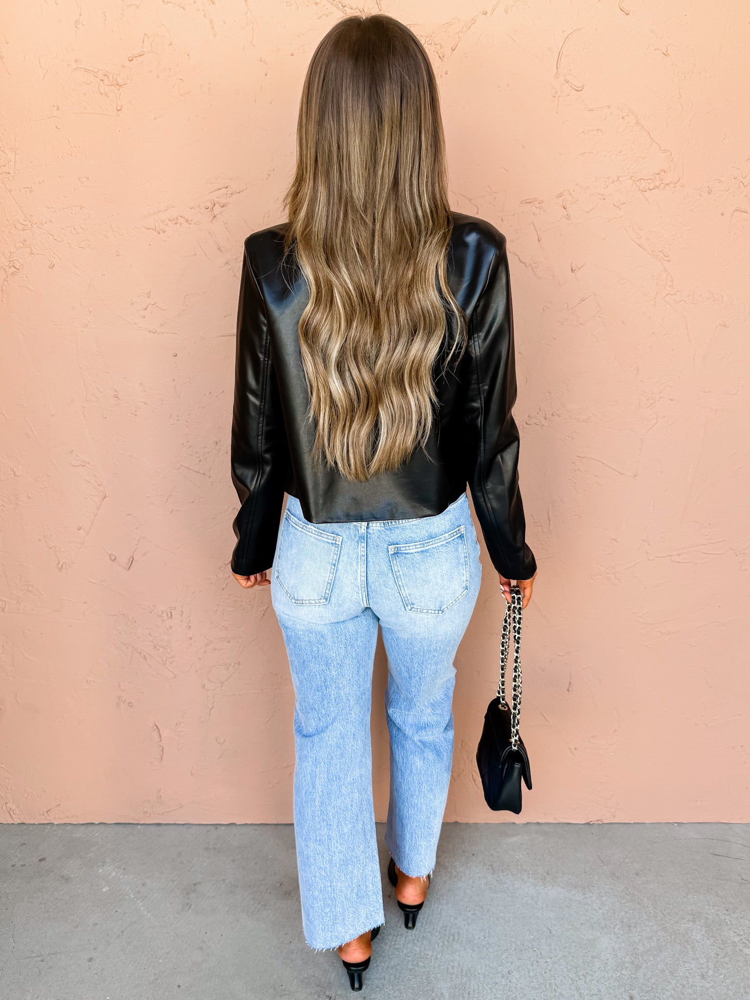 Midnight Darling Vegan Leather Jacket