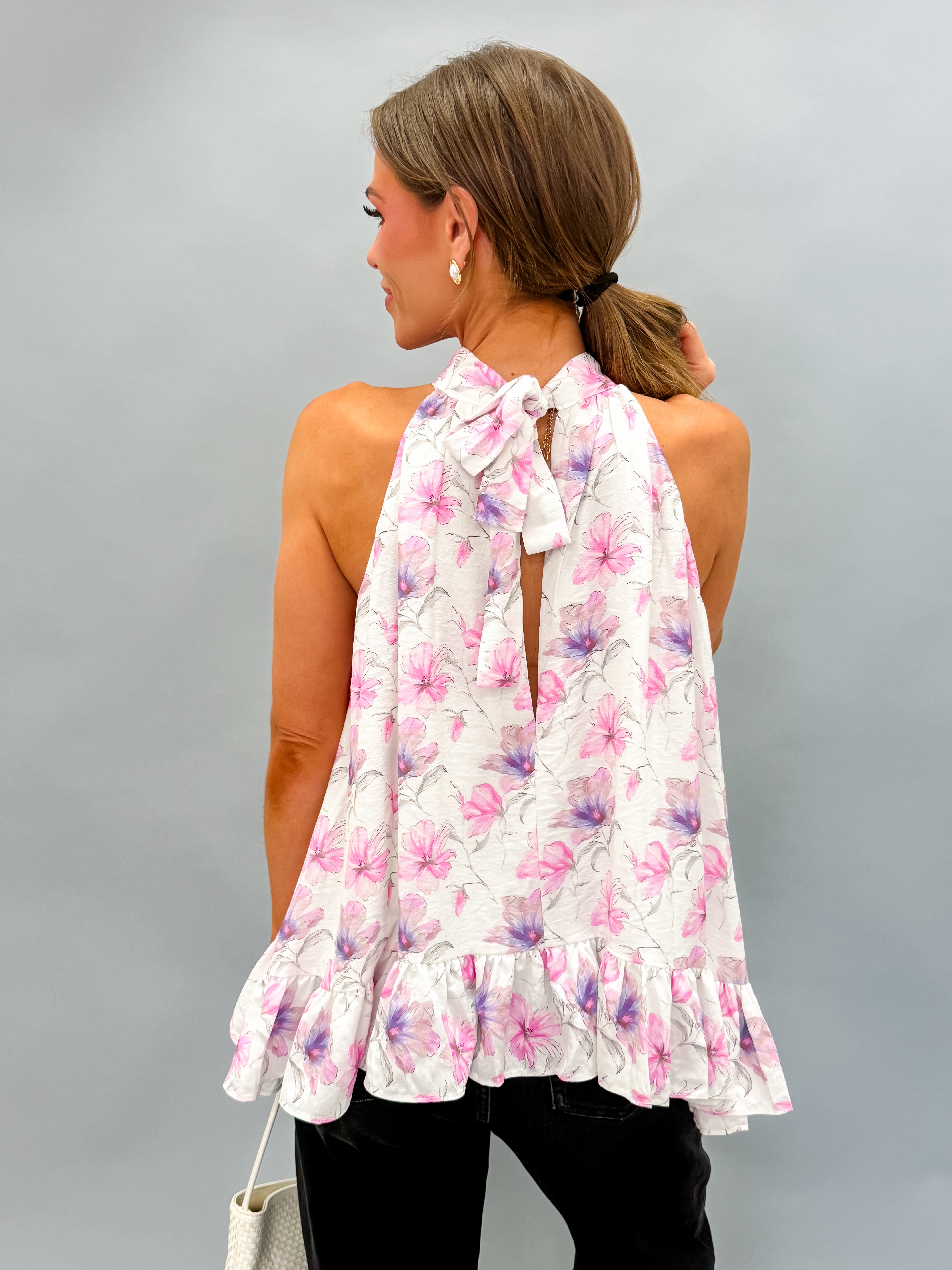 Millie Floral Halter Top