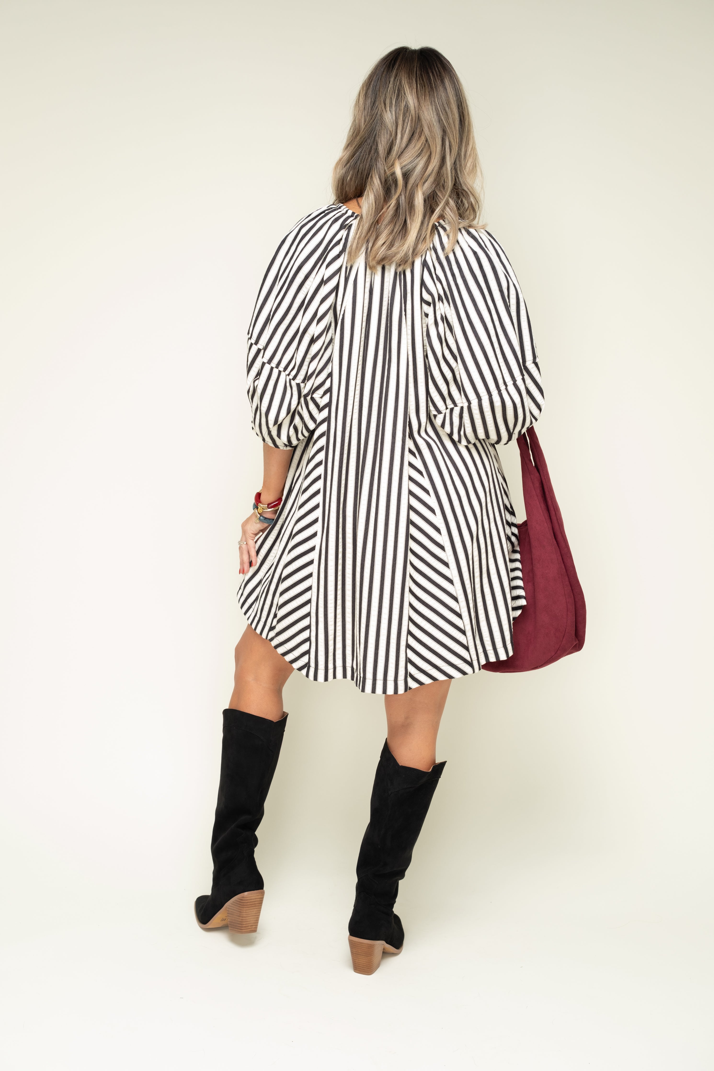 Million Reasons Striped Mini Dress