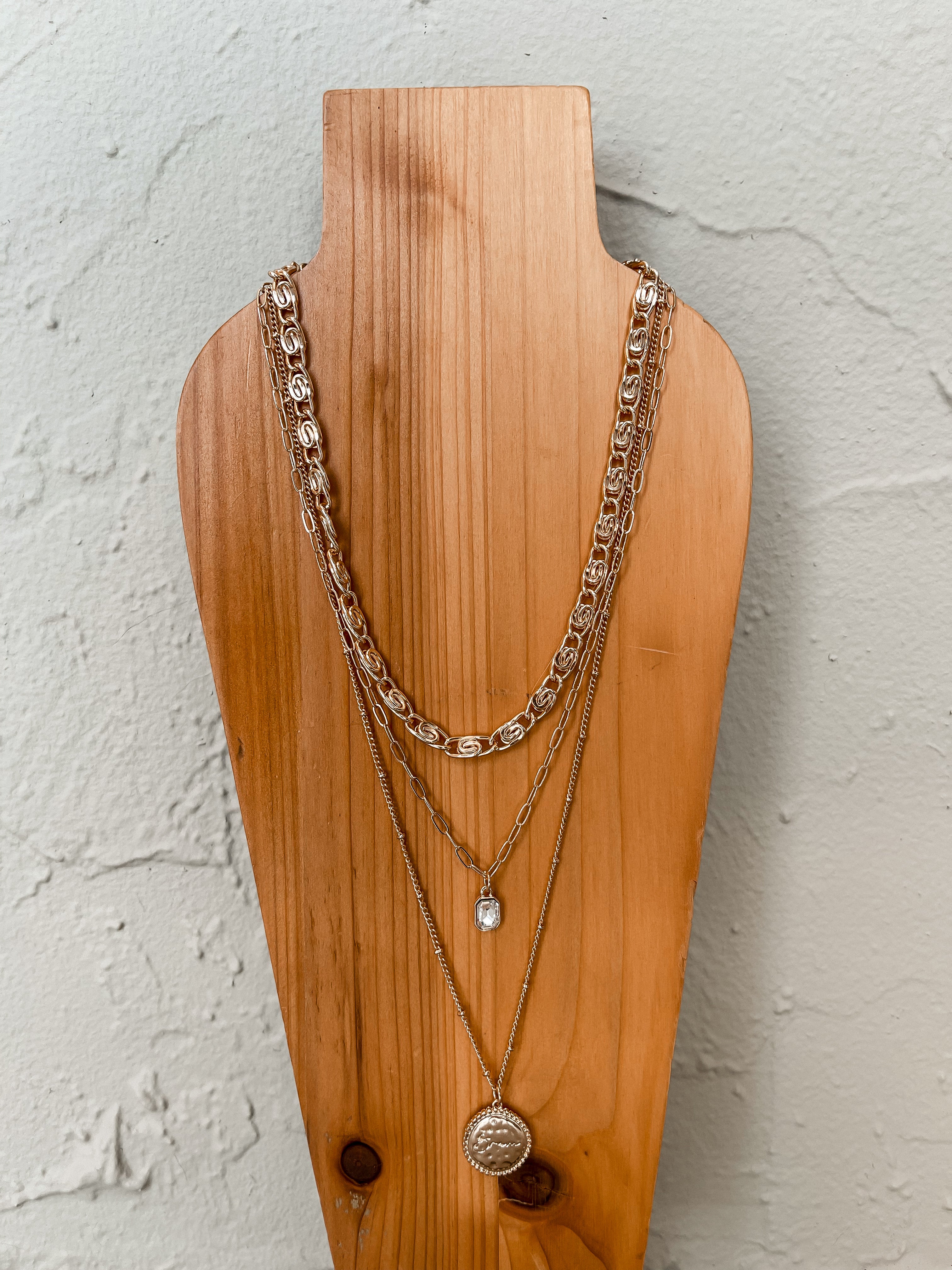 Missing Piece Multi Layer Necklace