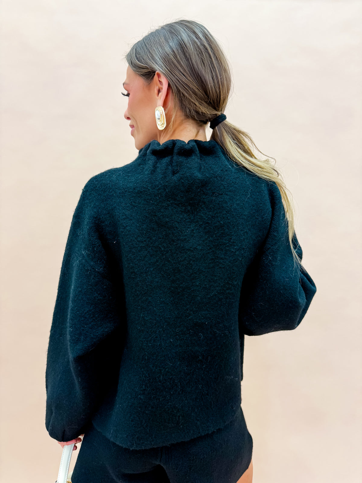 Monroe High Neck Sweater Jacket