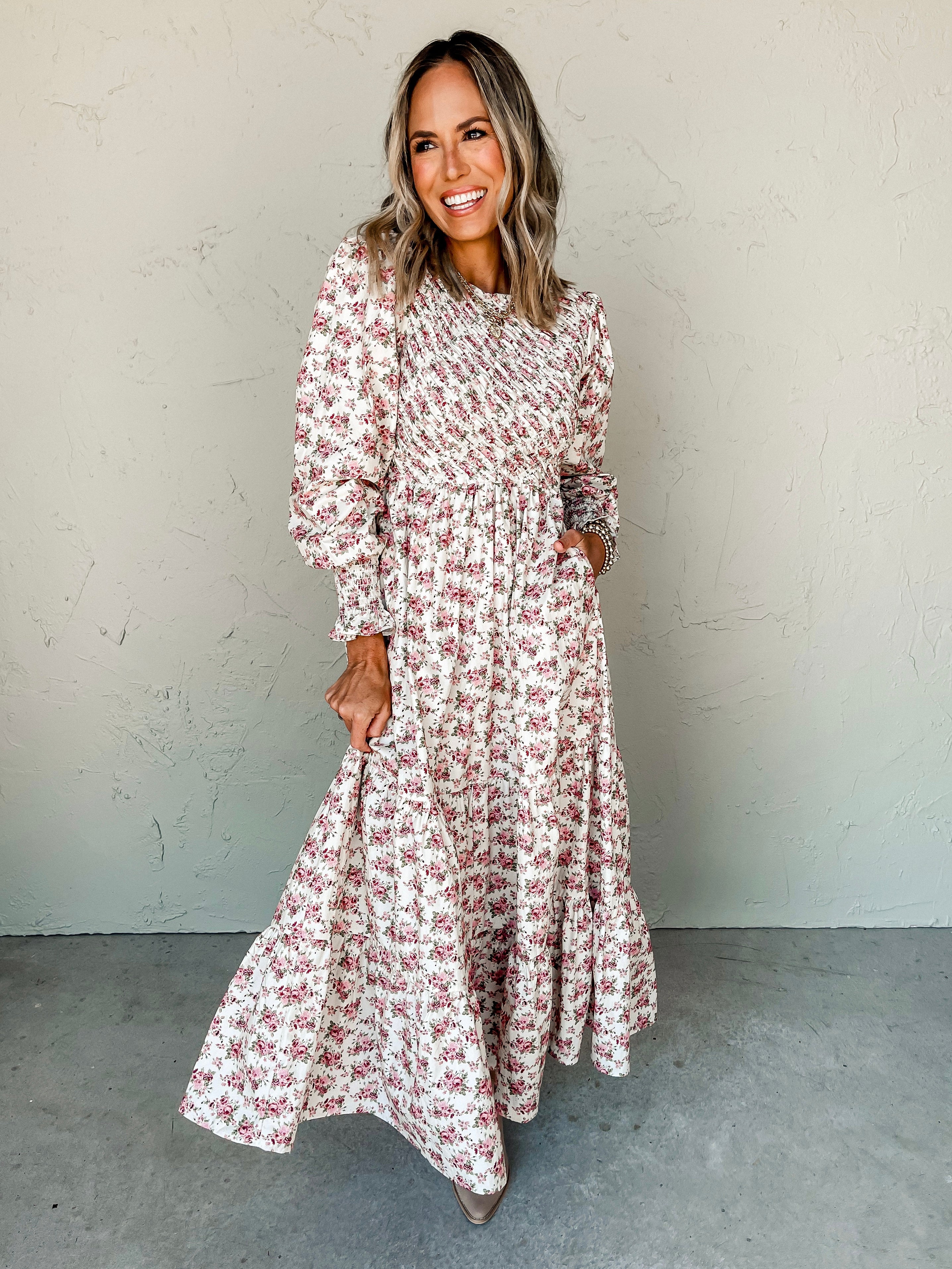 More Than Words Floral Maxi Dress