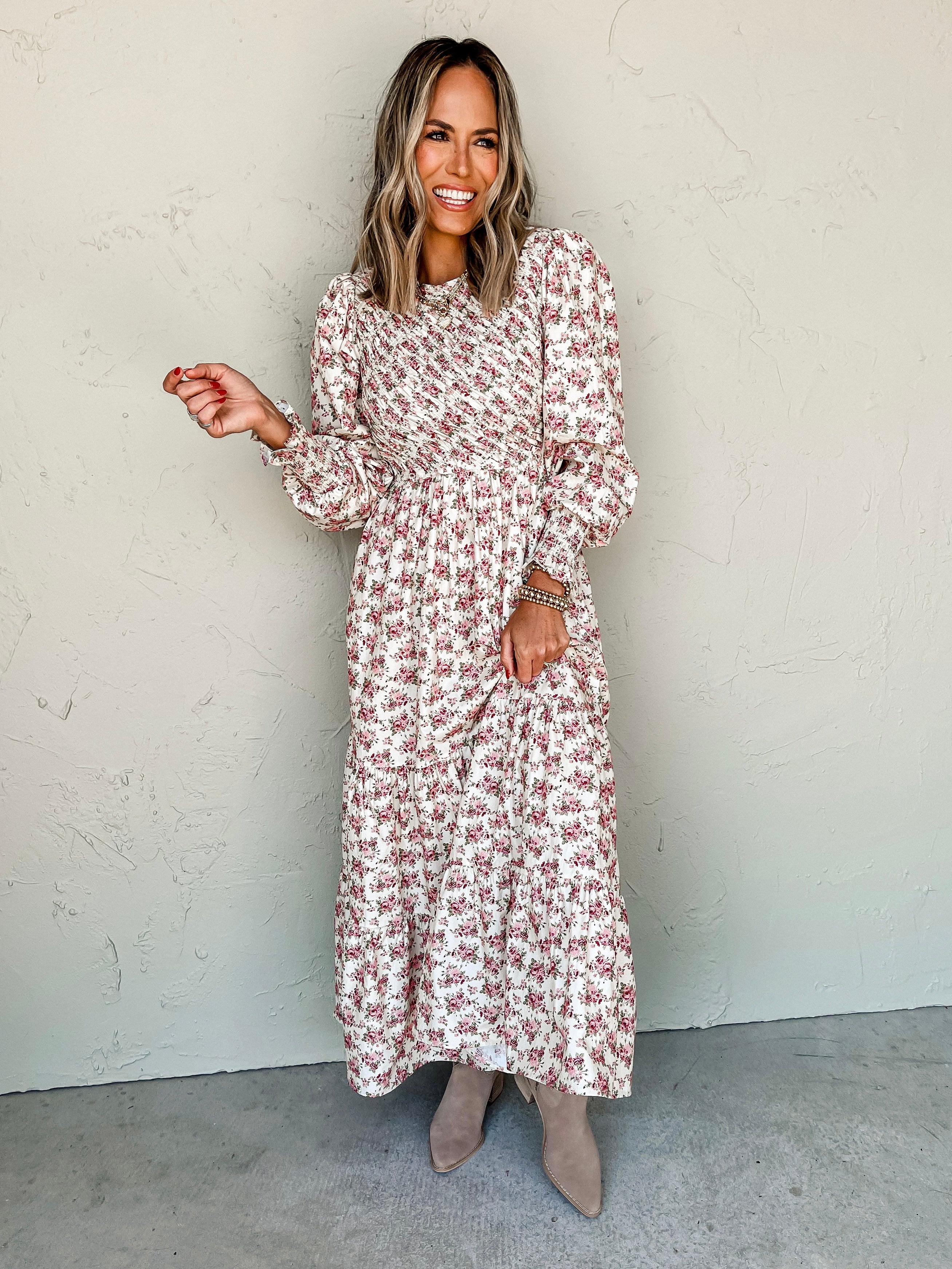 More Than Words Floral Maxi Dress