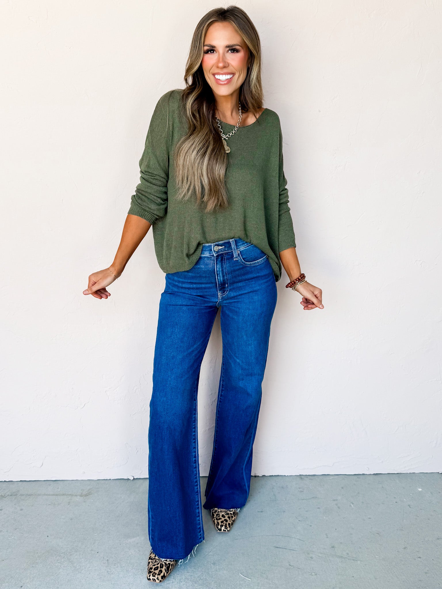 Morning Dew Boat Neck Sweater