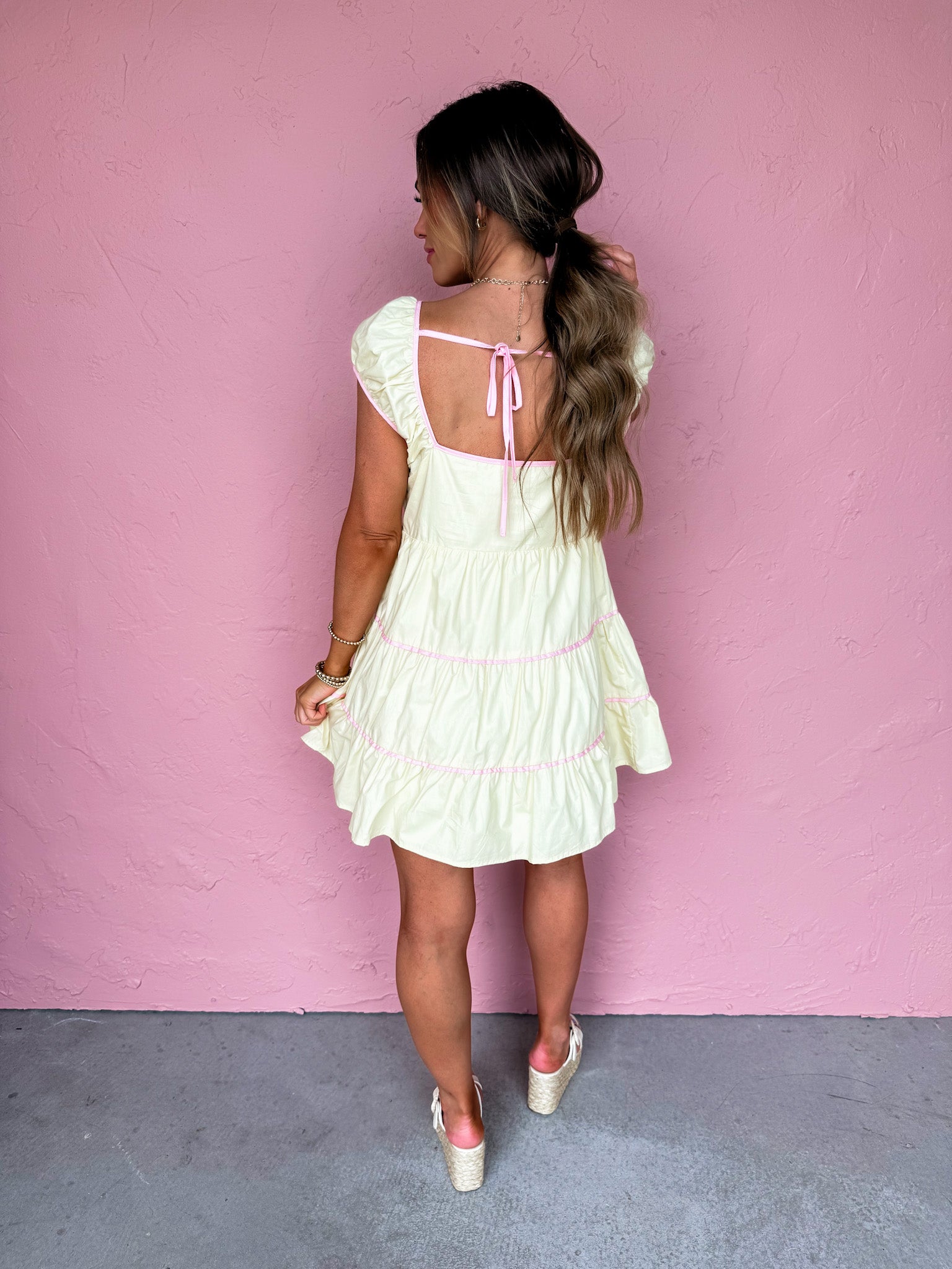 Moving On To Better Days Cap Sleeve Mini Dress