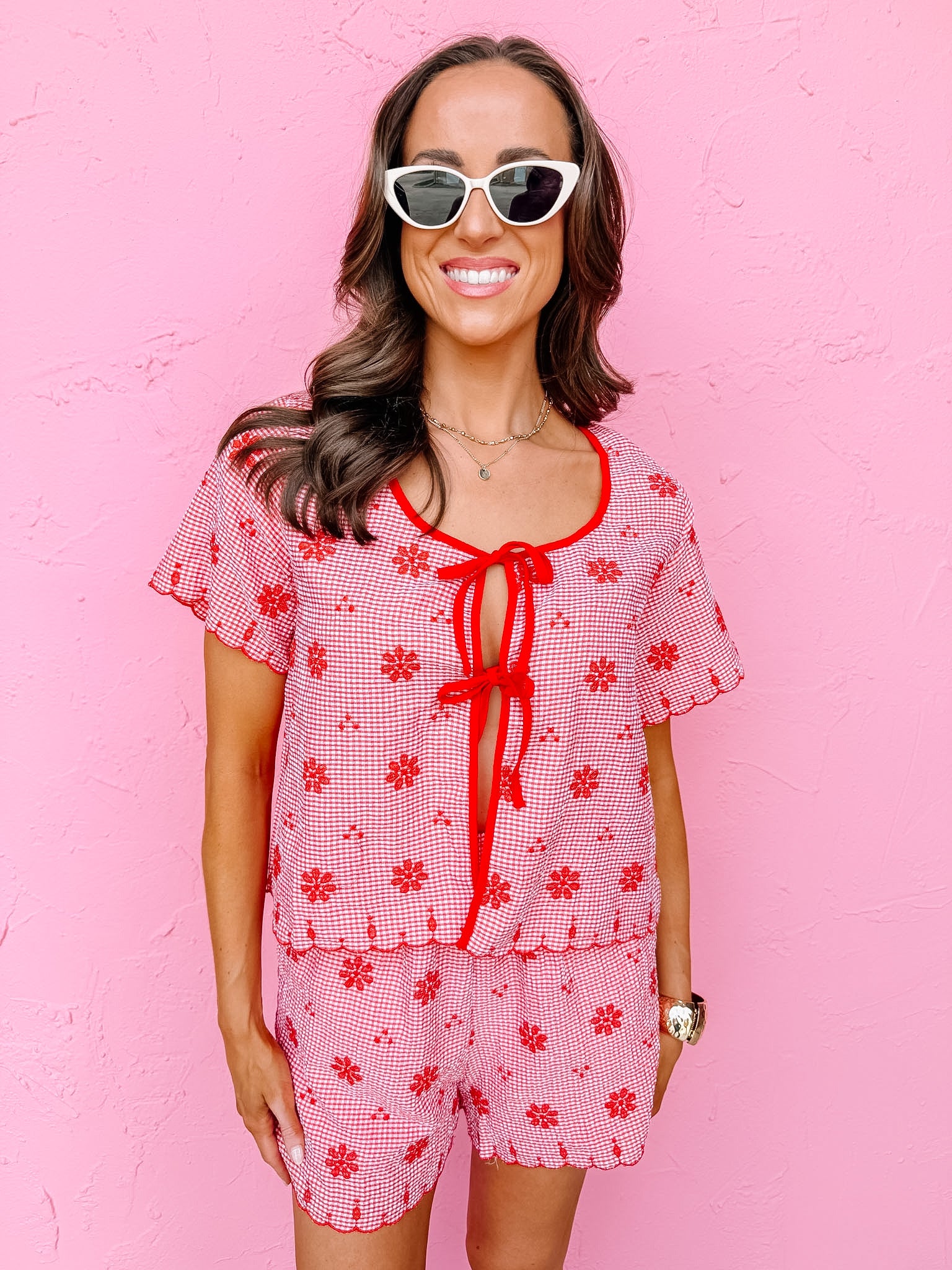 Muria Floral Embroidered Set