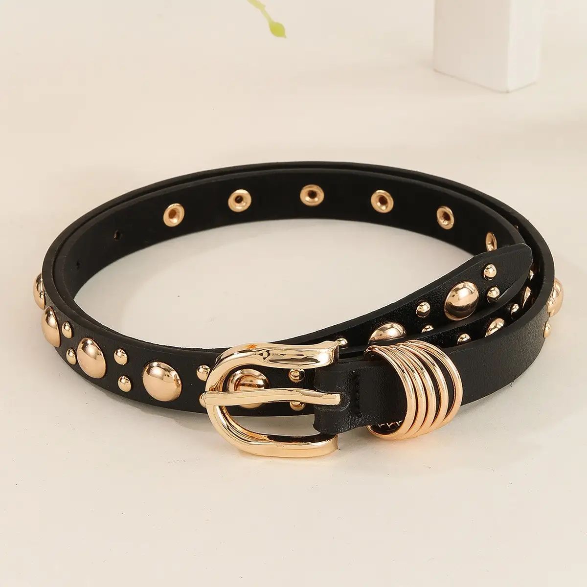 Stacia Gold Rivets Belt