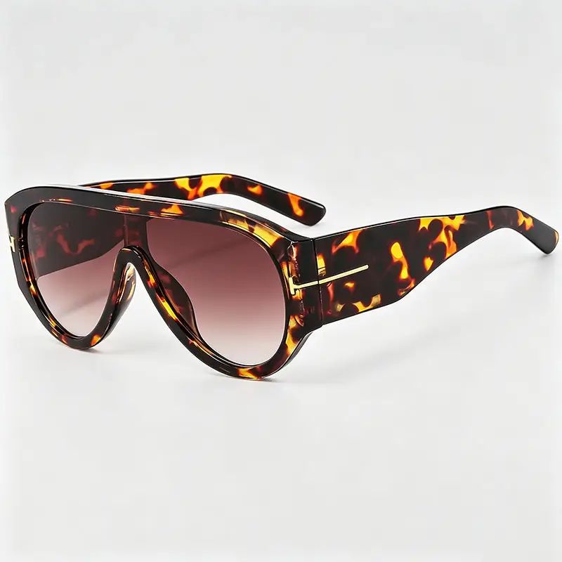 Catalina Thick Rim Aviator Sunglasses