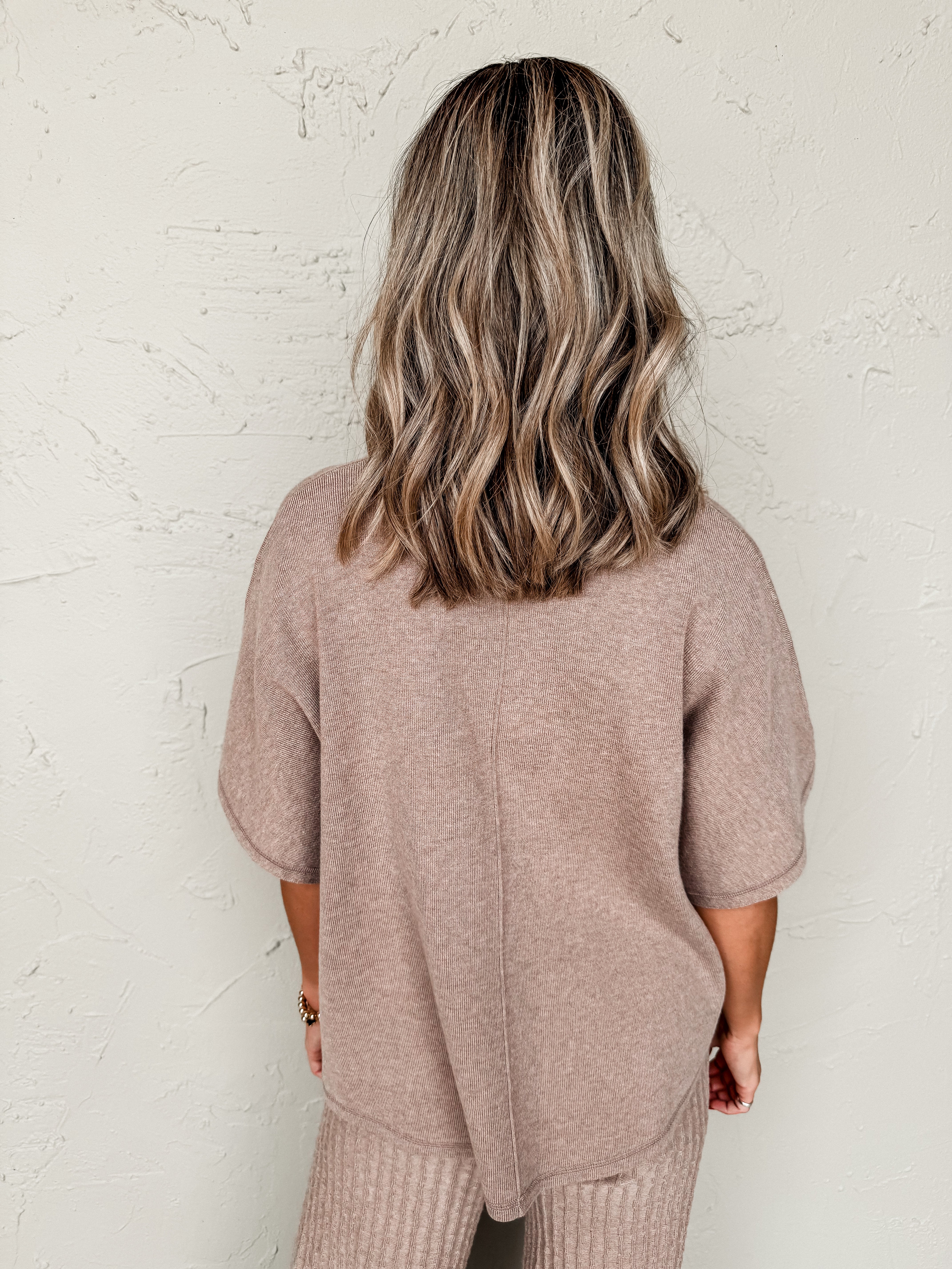 Natural Beauty Mock Neck Top