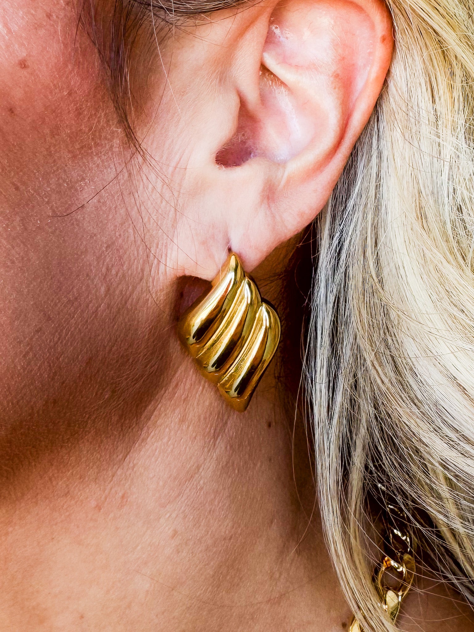 Never Hold Back Stud Earrings