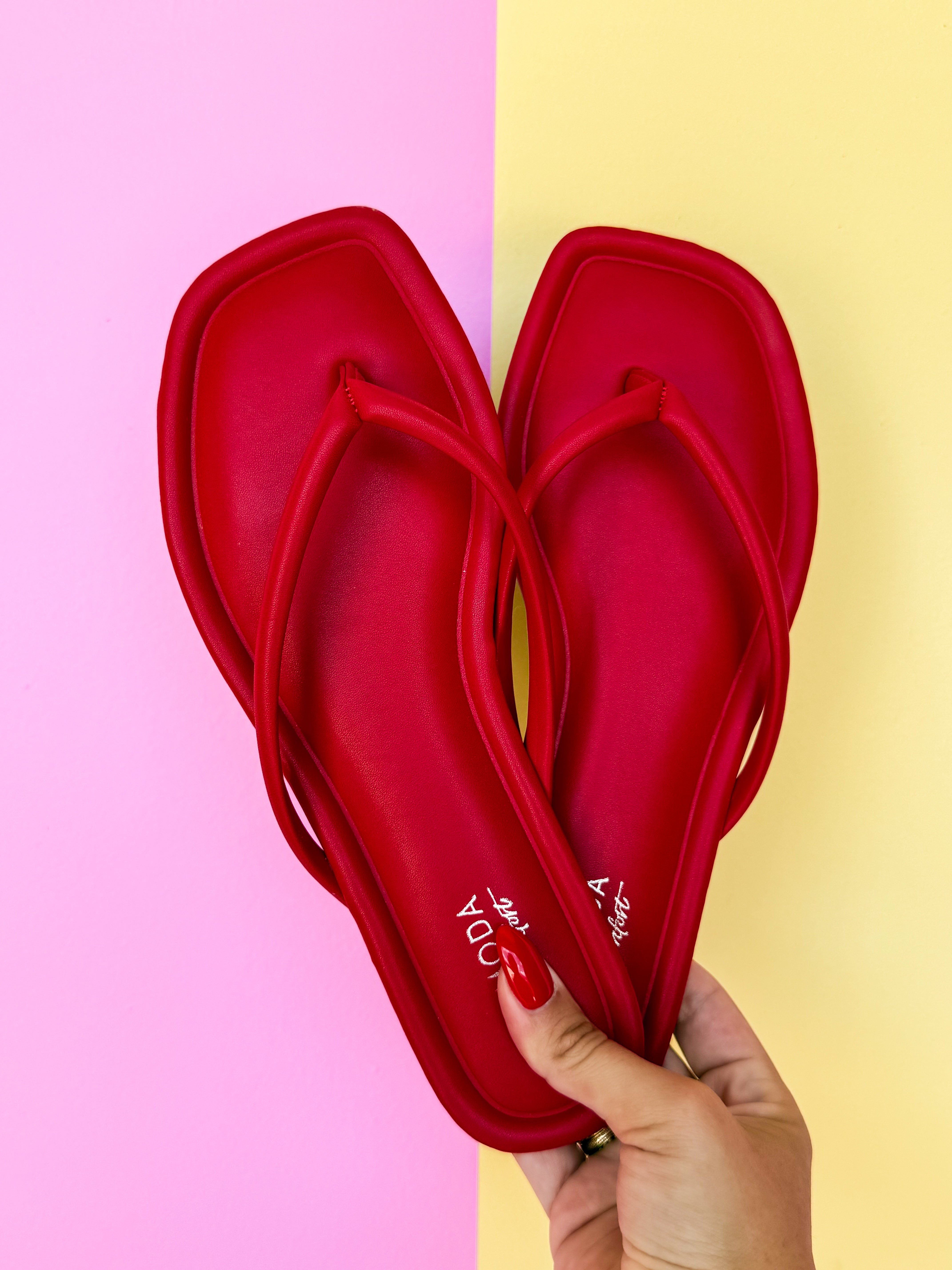 Nicky Thong Flip Flop-Red