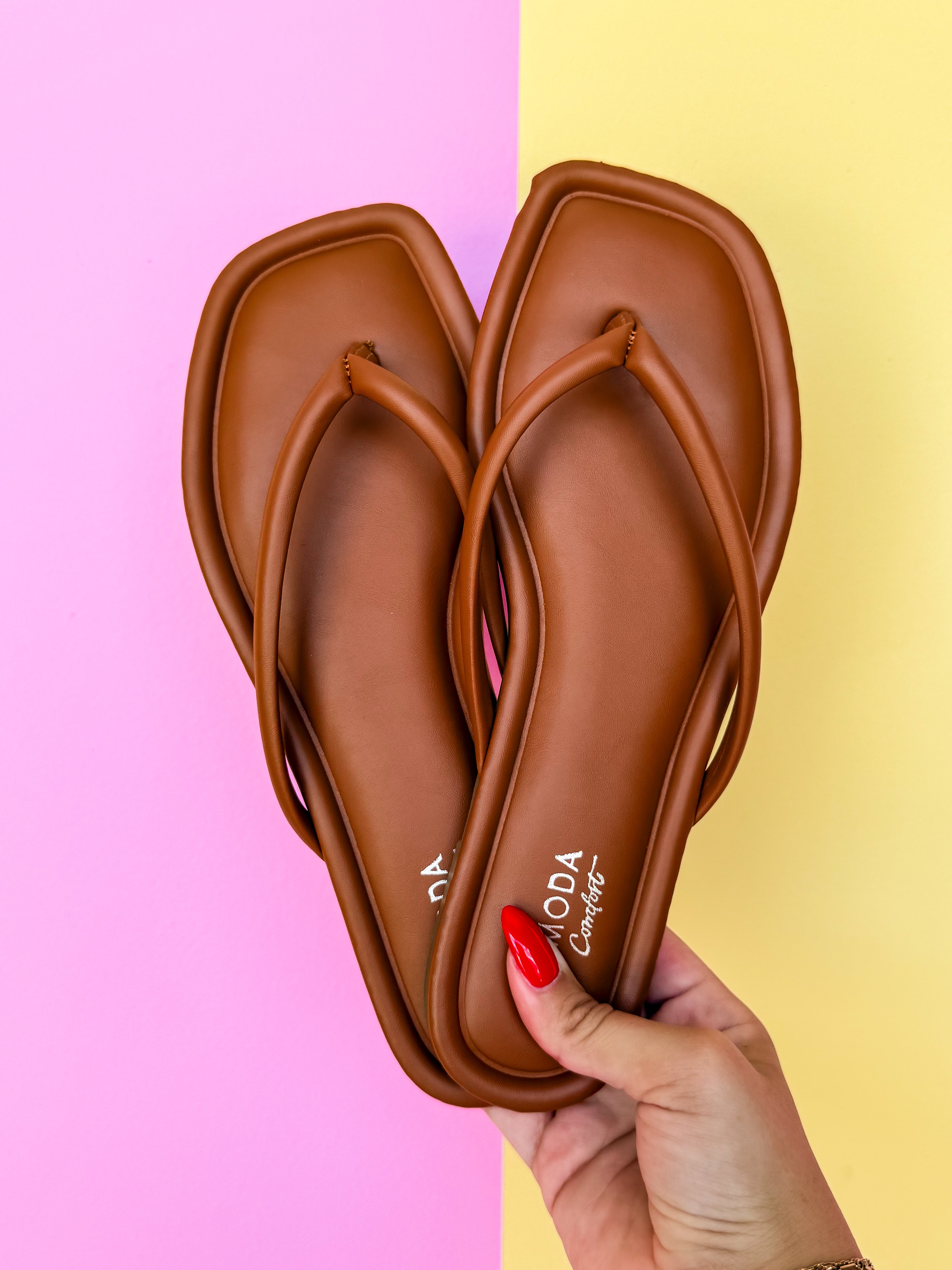 Nicky Thong Flip Flop-Tan