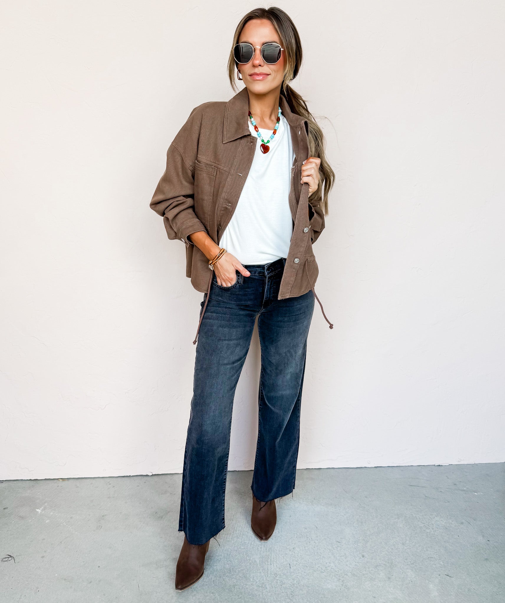 No Ordinary Journey Button Front Jacket