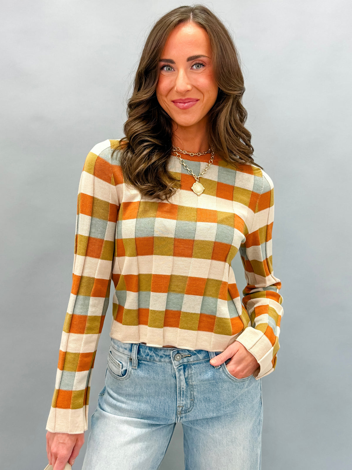 Norris Checkered Sweater