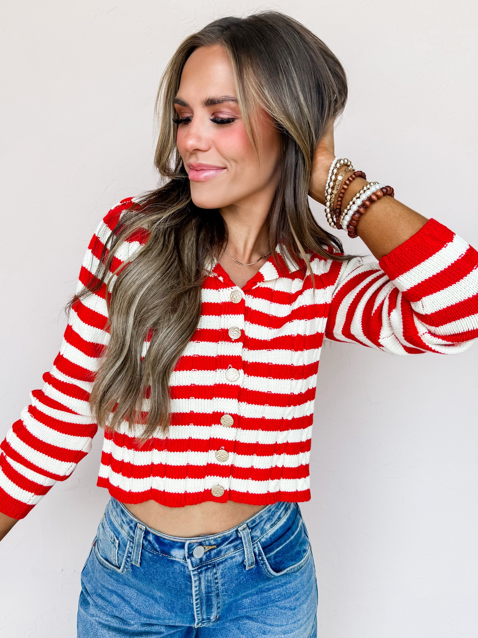 Old Fashioned Charm Striped Sweater