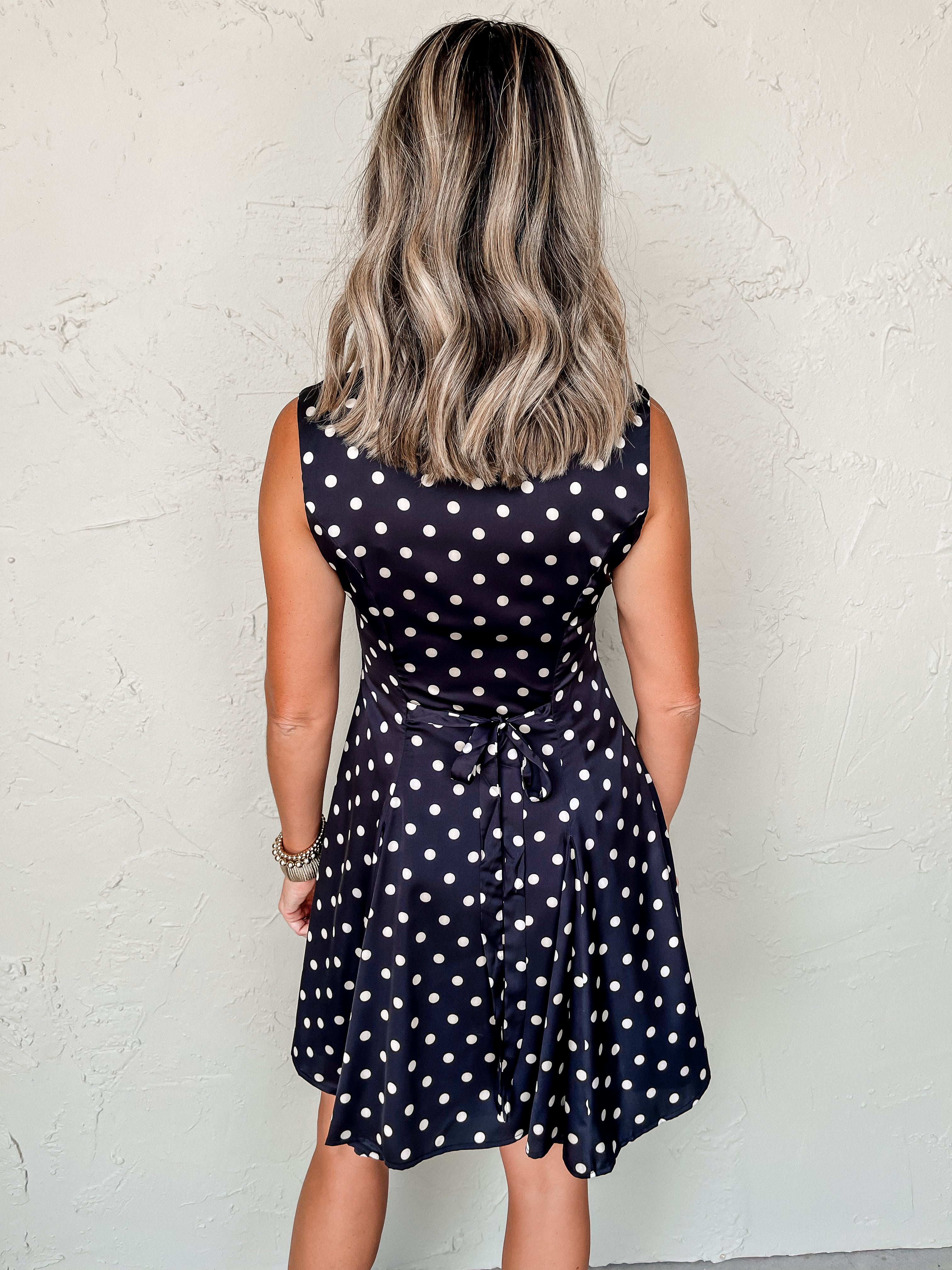 On The Dot Polka Dot Mini Dress