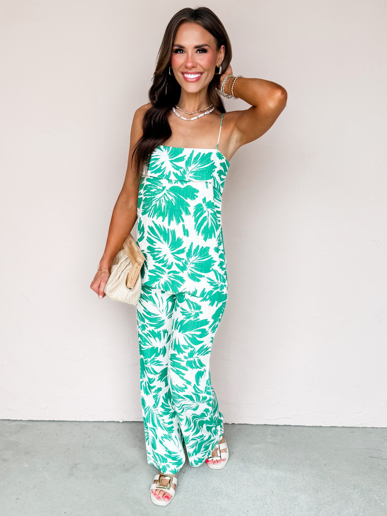 Palm Babe Printed Sleeveless Top