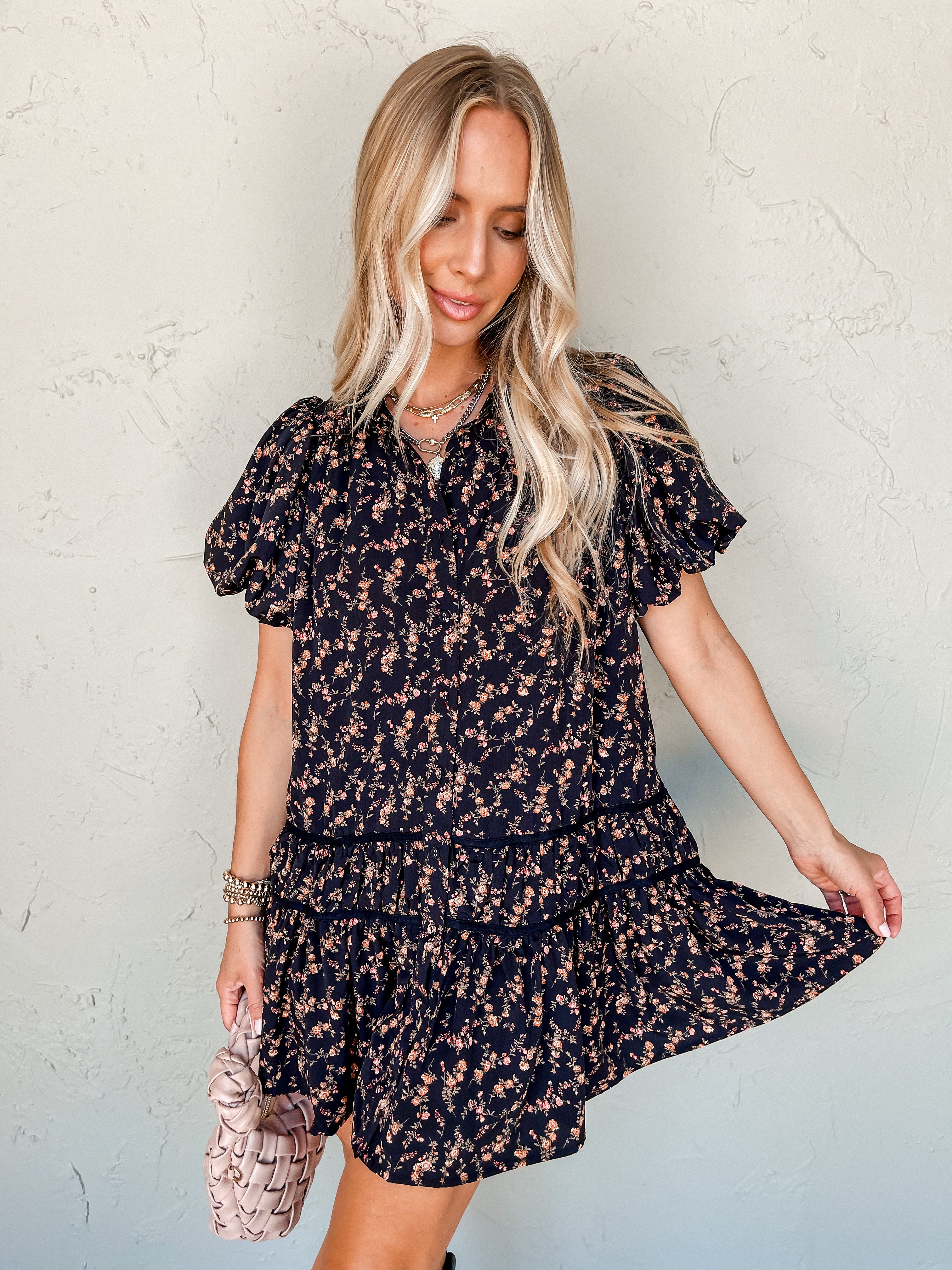 Phenomenal Story Floral Mini Dress