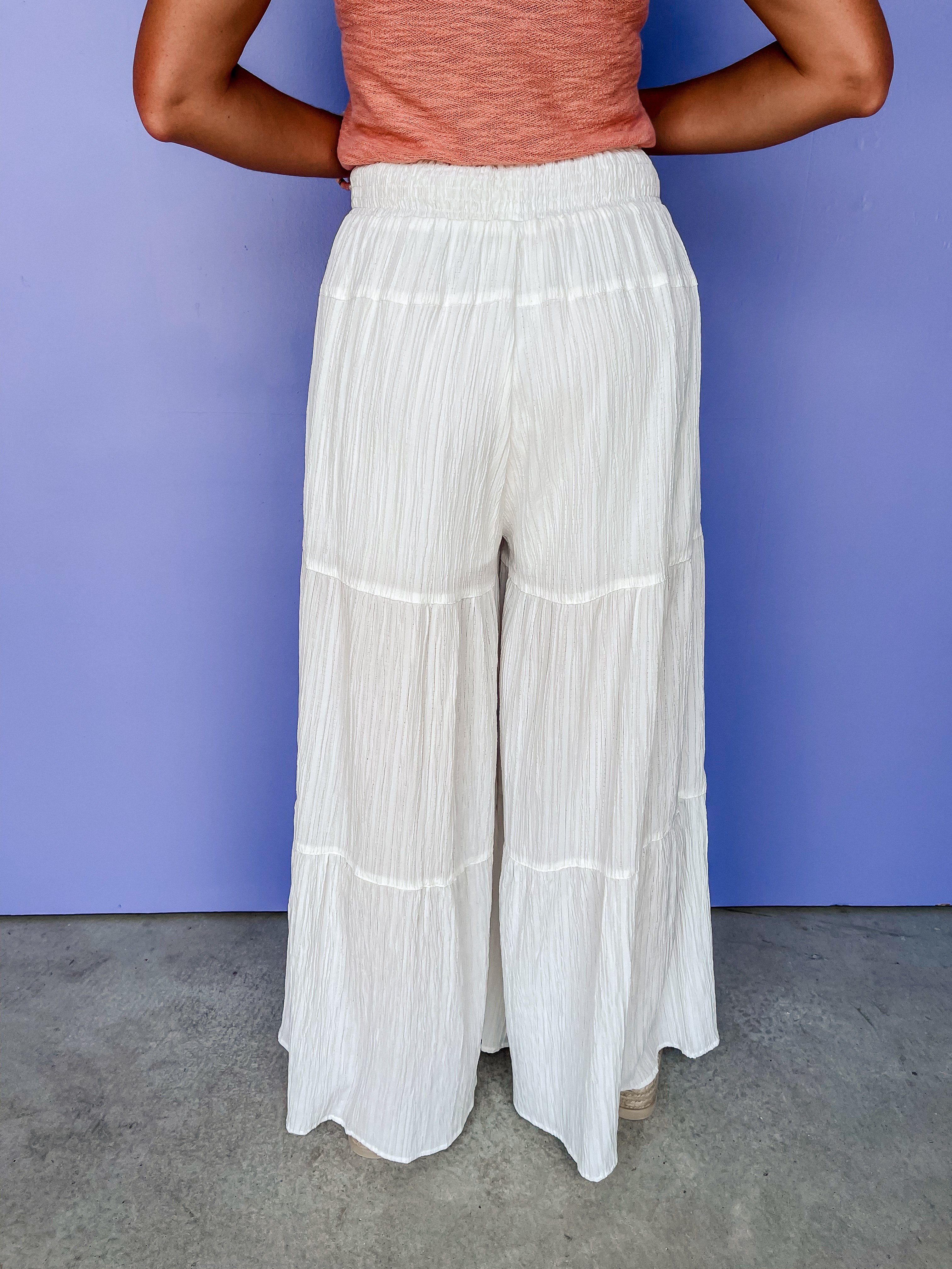 Possible Infatuation Tiered Wide Leg Pants