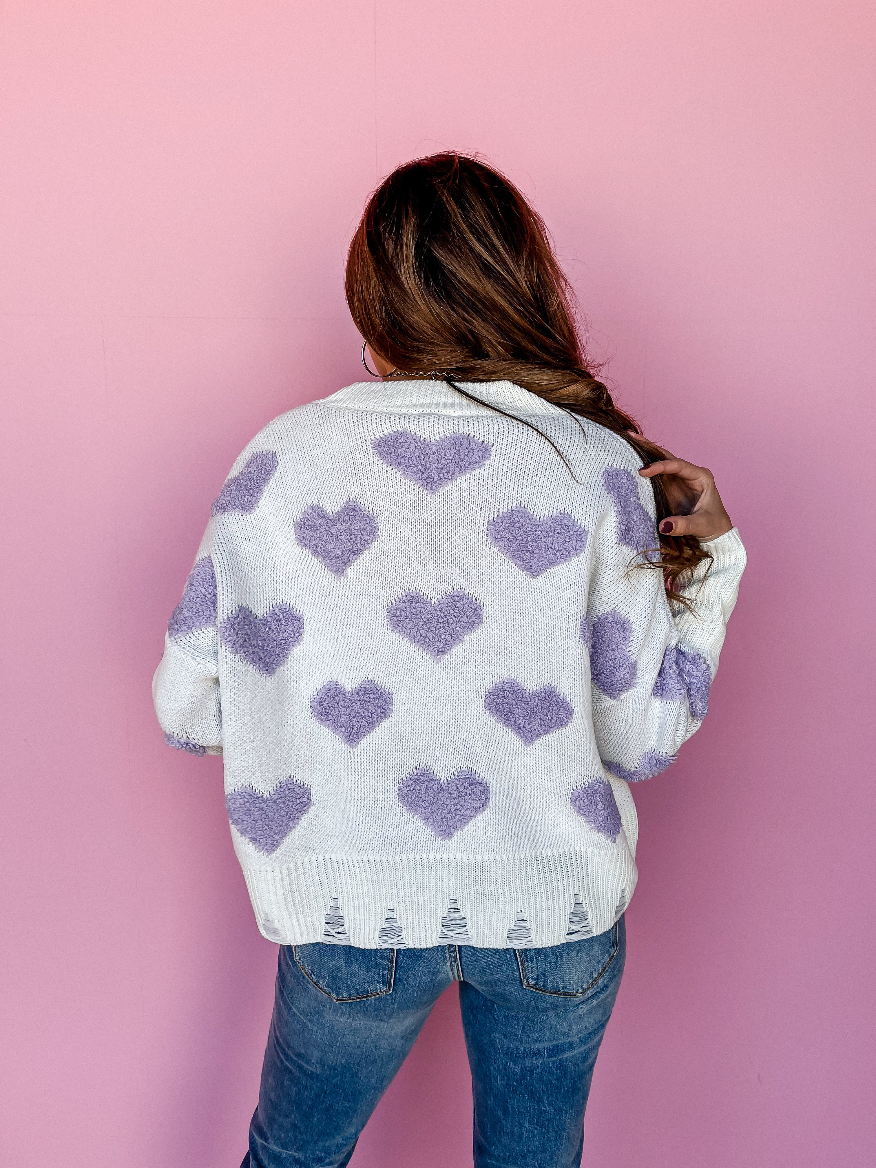 Power Of Love Heart Sweater